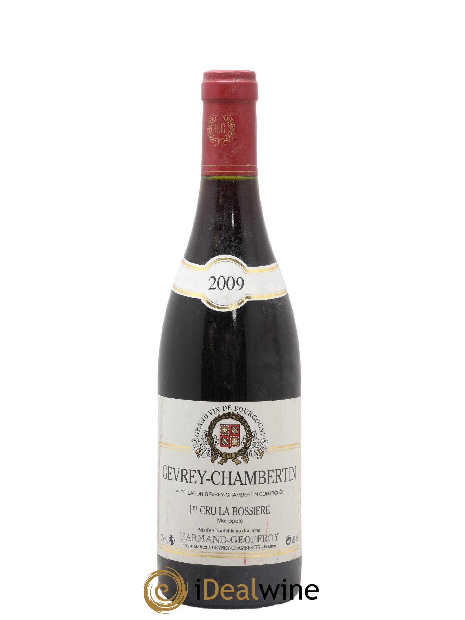 Gevrey-Chambertin 1er Cru La Bossière Harmand-Geoffroy (Domaine) 2009 - Lot de 1 bouteille - 0