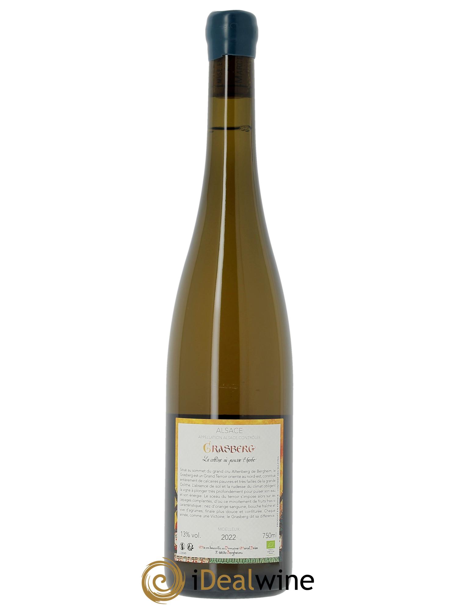 Alsace Grasberg Marcel Deiss (Domaine) 2022 - Lot de 1 bouteille - 1