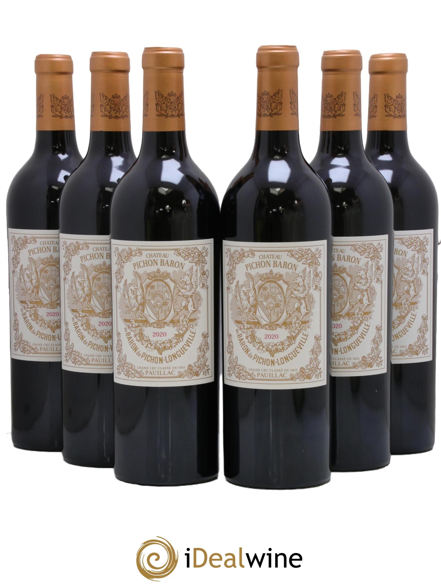 Pichon Longueville Baron 2ème Grand Cru Classé 2020 - Lot de 6 bouteilles - 0