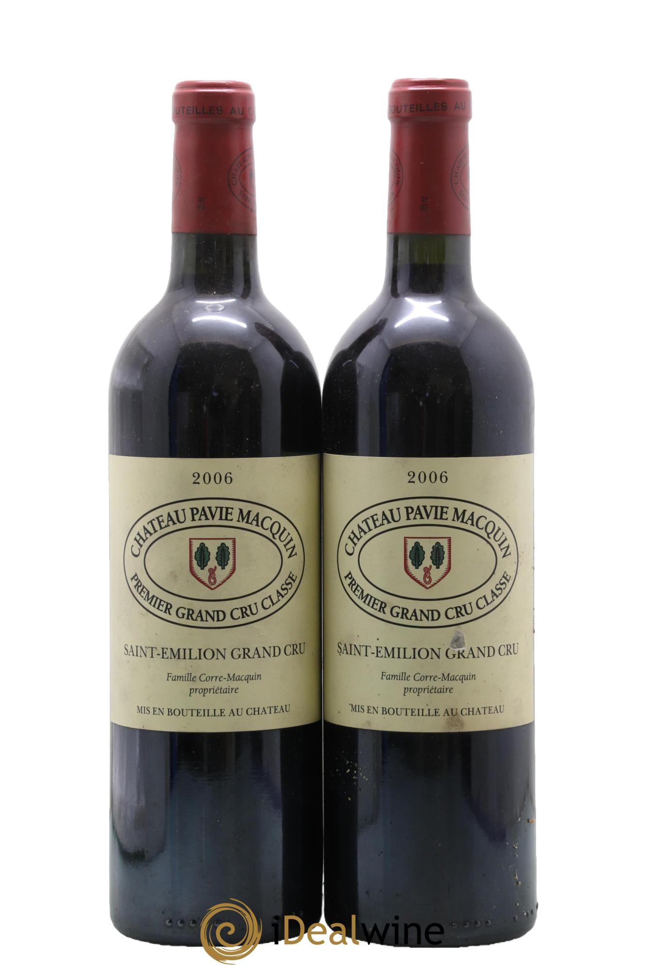 Château Pavie Macquin 1er Grand Cru Classé B 2006 - Lot de 2 bouteilles - 0