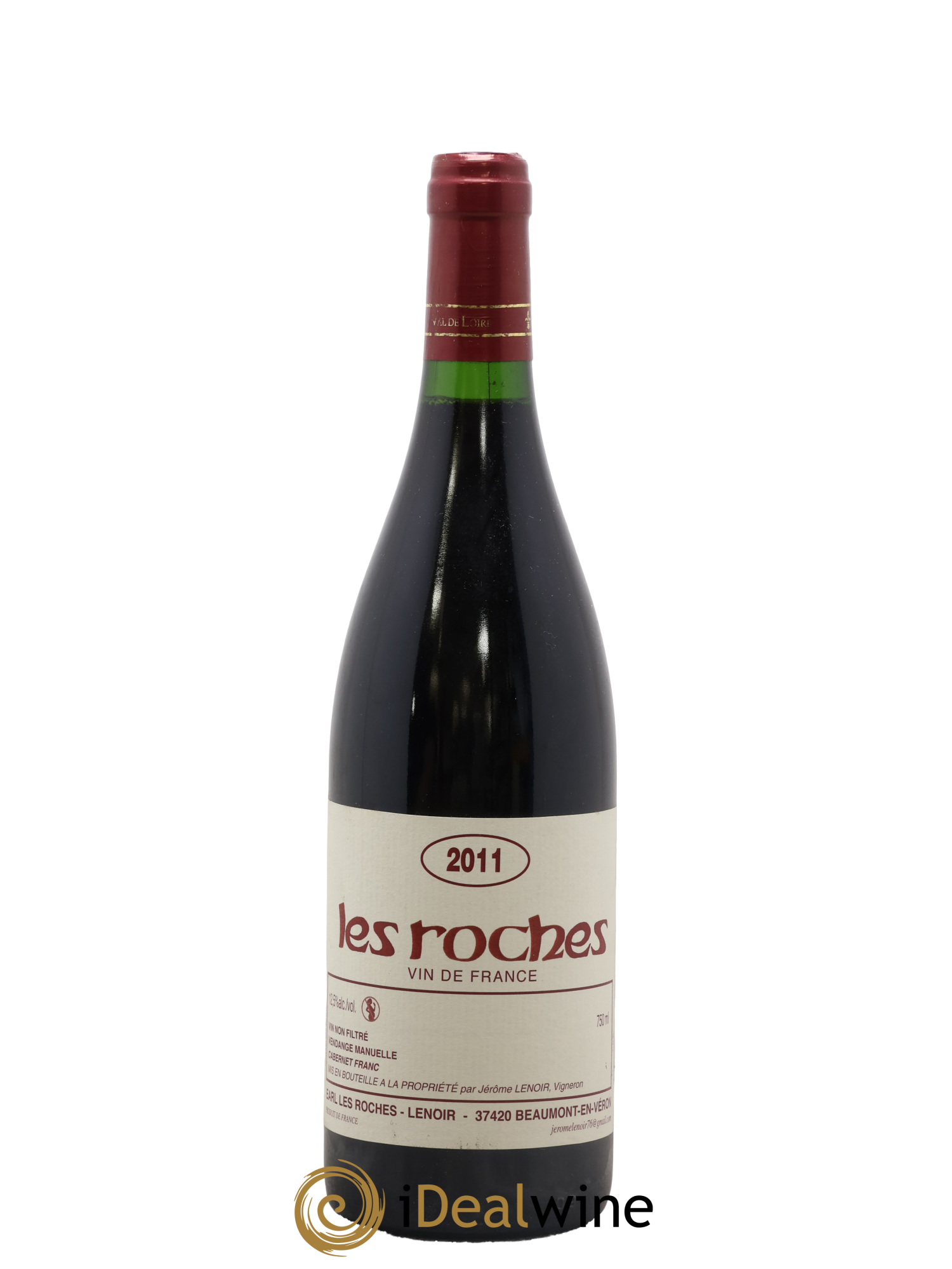 Vin de France Les Roches Lenoir (Domaine) 2011 - Lot de 1 bouteille - 0
