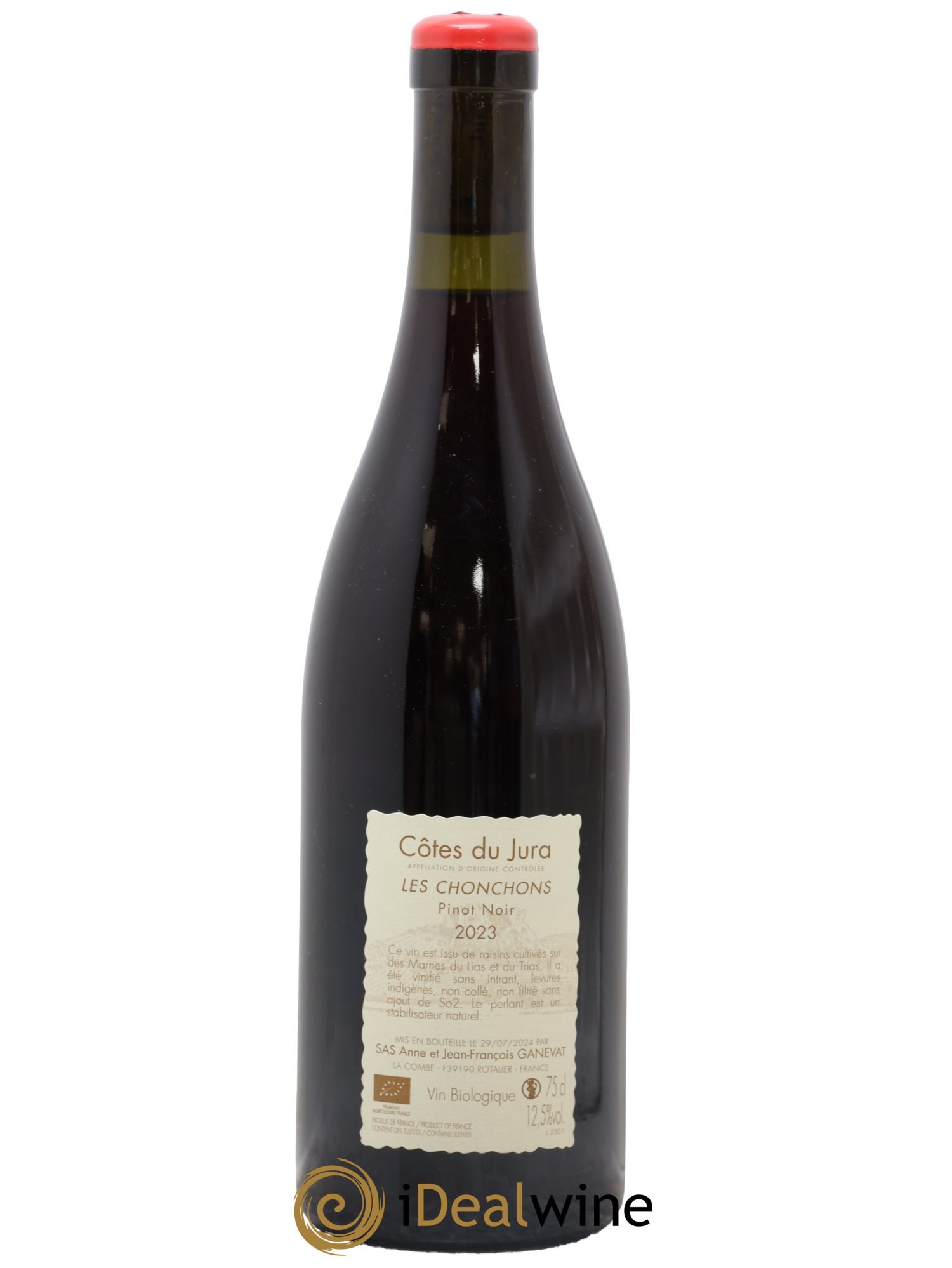 Côtes du Jura Pinot Noir Les Chonchons Anne et Jean François Ganevat 2023 - Lot of 1 bottle - 1