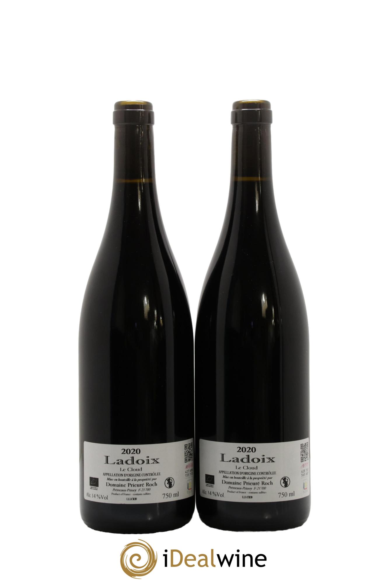 Ladoix Le Cloud Prieuré Roch 2020 - Lot of 2 bottles - 1