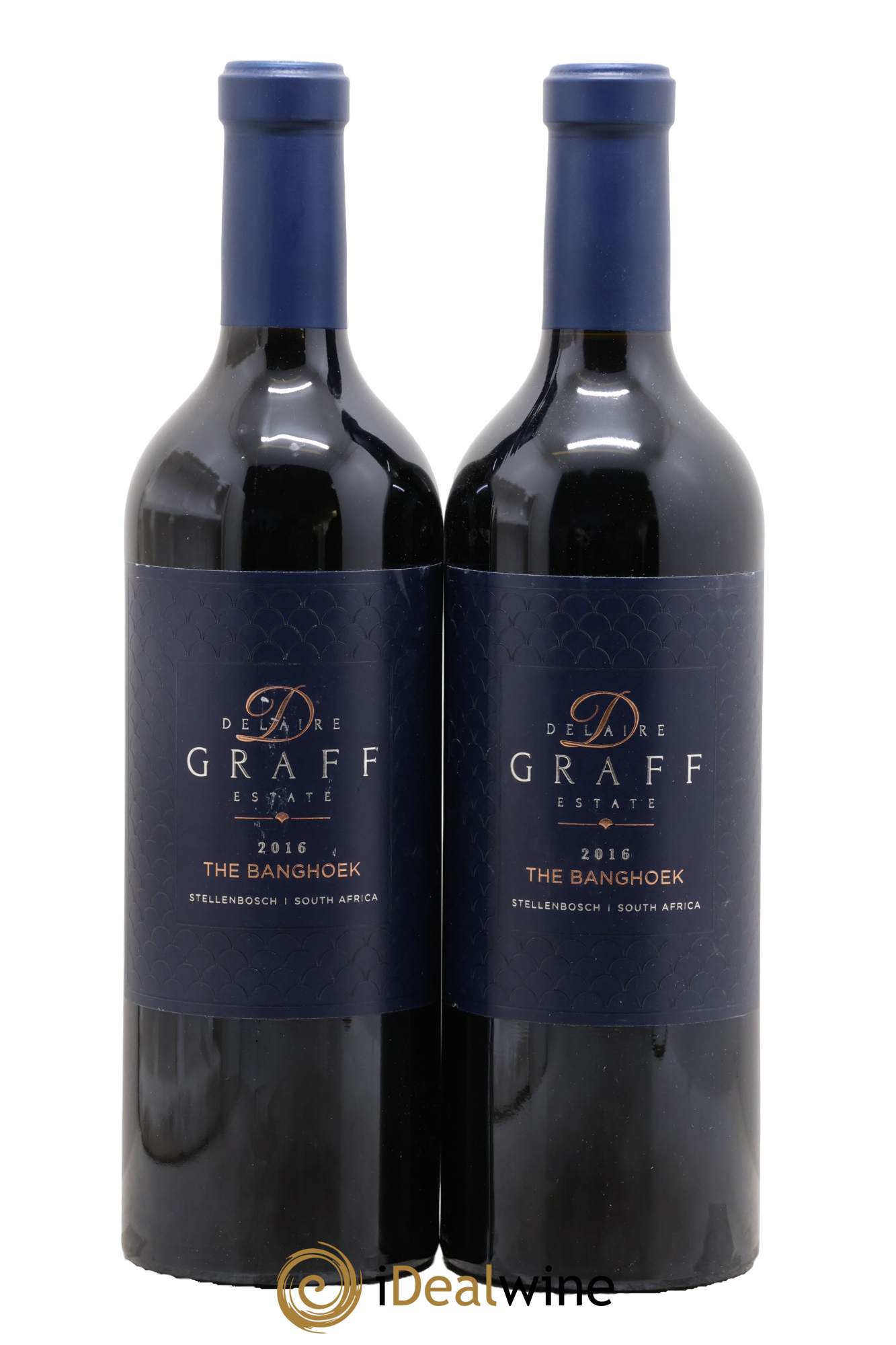 Afrique du Sud Stellenbosch Le Cap « Banghoek Graff Delaire » 2016 - Lot de 2 bouteilles - 0