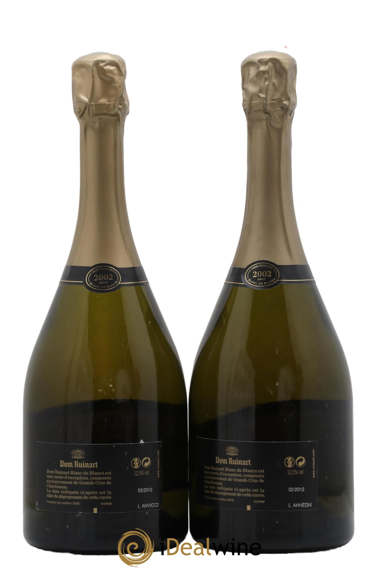 Dom Ruinart Brut Ruinart 2002 - Lotto di 2 bottiglie - 1