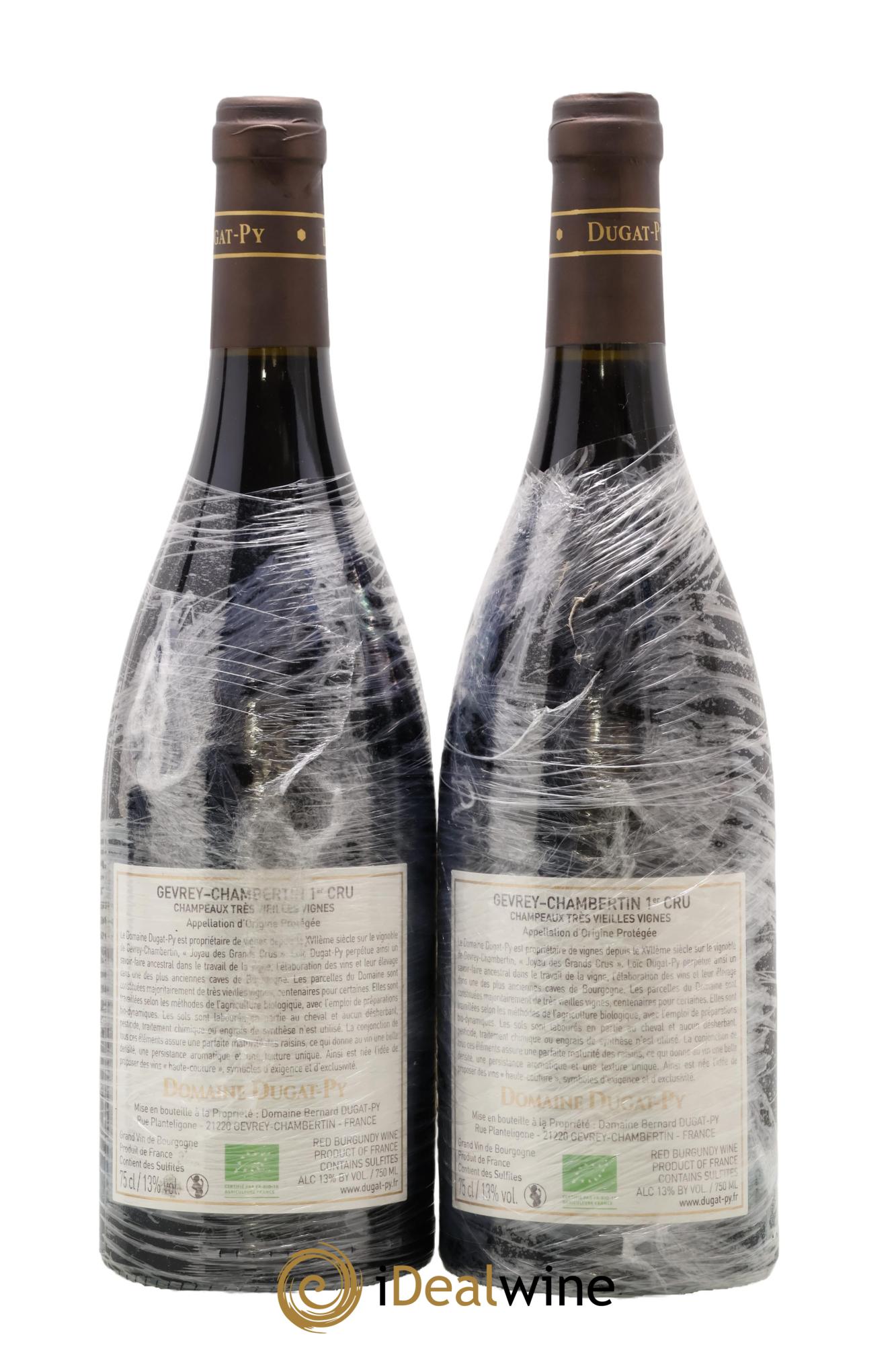 Gevrey-Chambertin 1er Cru Champeaux Très Vieilles Vignes Dugat-Py 2017 - Lot of 2 bottles - 1