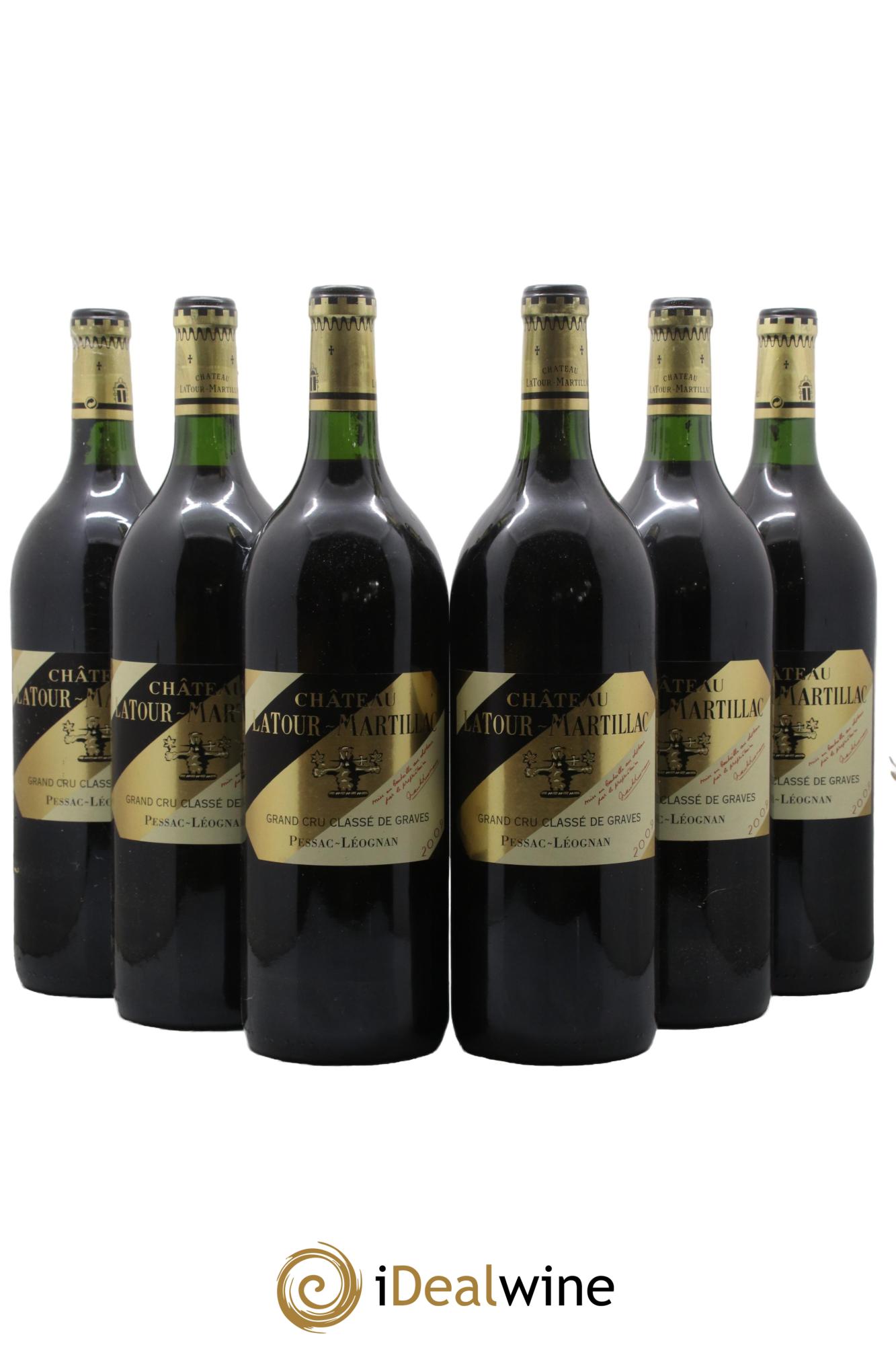 Château Latour-Martillac Cru Classé de Graves 2009 - Lot of 6 magnums - 0