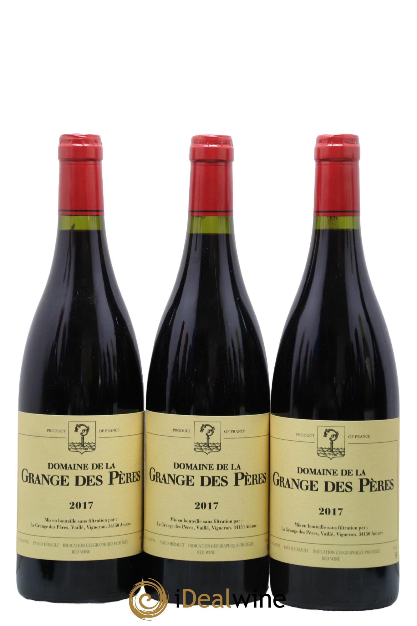 Pays d'Hérault Grange des Pères Laurent Vaillé 2017 - Lot de 3 bouteilles - 0