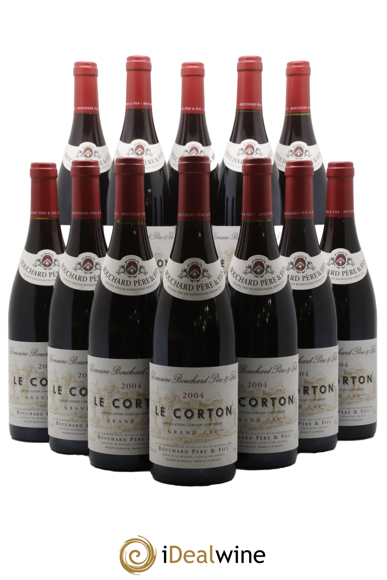 Corton Bouchard Père & Fils 2004 - Lot of 12 bottles - 0