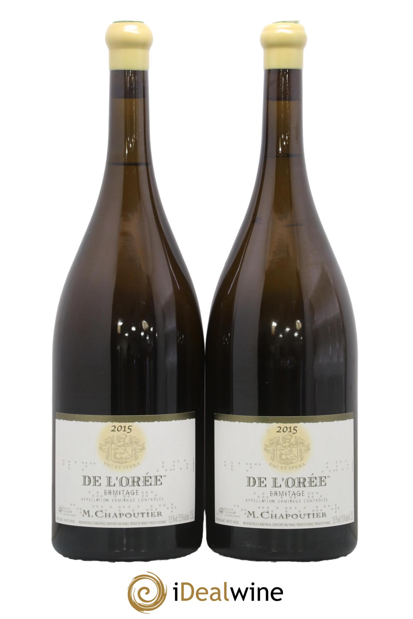 Hermitage Ermitage de l'Orée Chapoutier 2015 - Lot de 2 magnums - 0