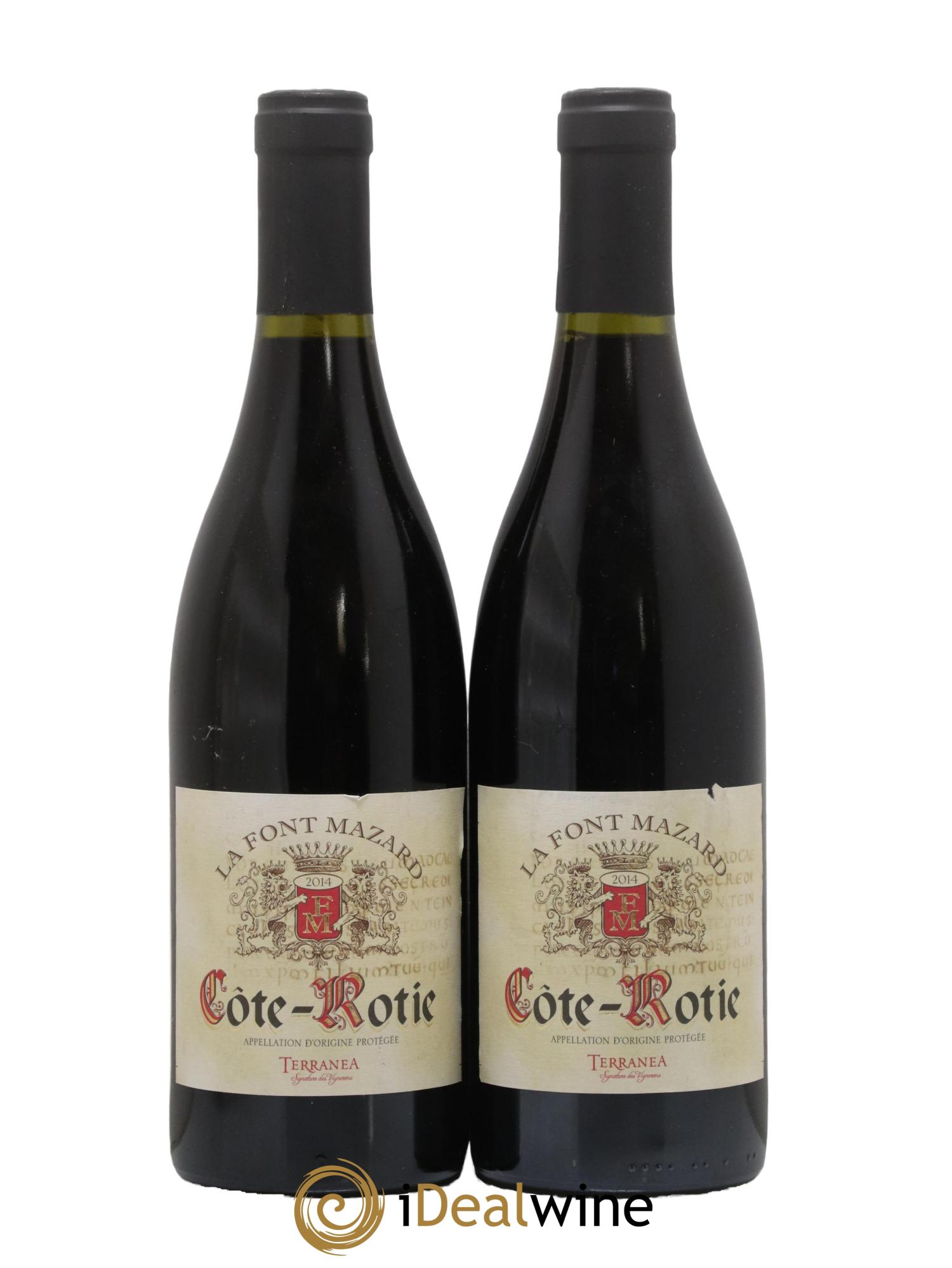 Côte-Rôtie Le Font Mazard Terranea 2014 - Lot de 2 bouteilles - 0
