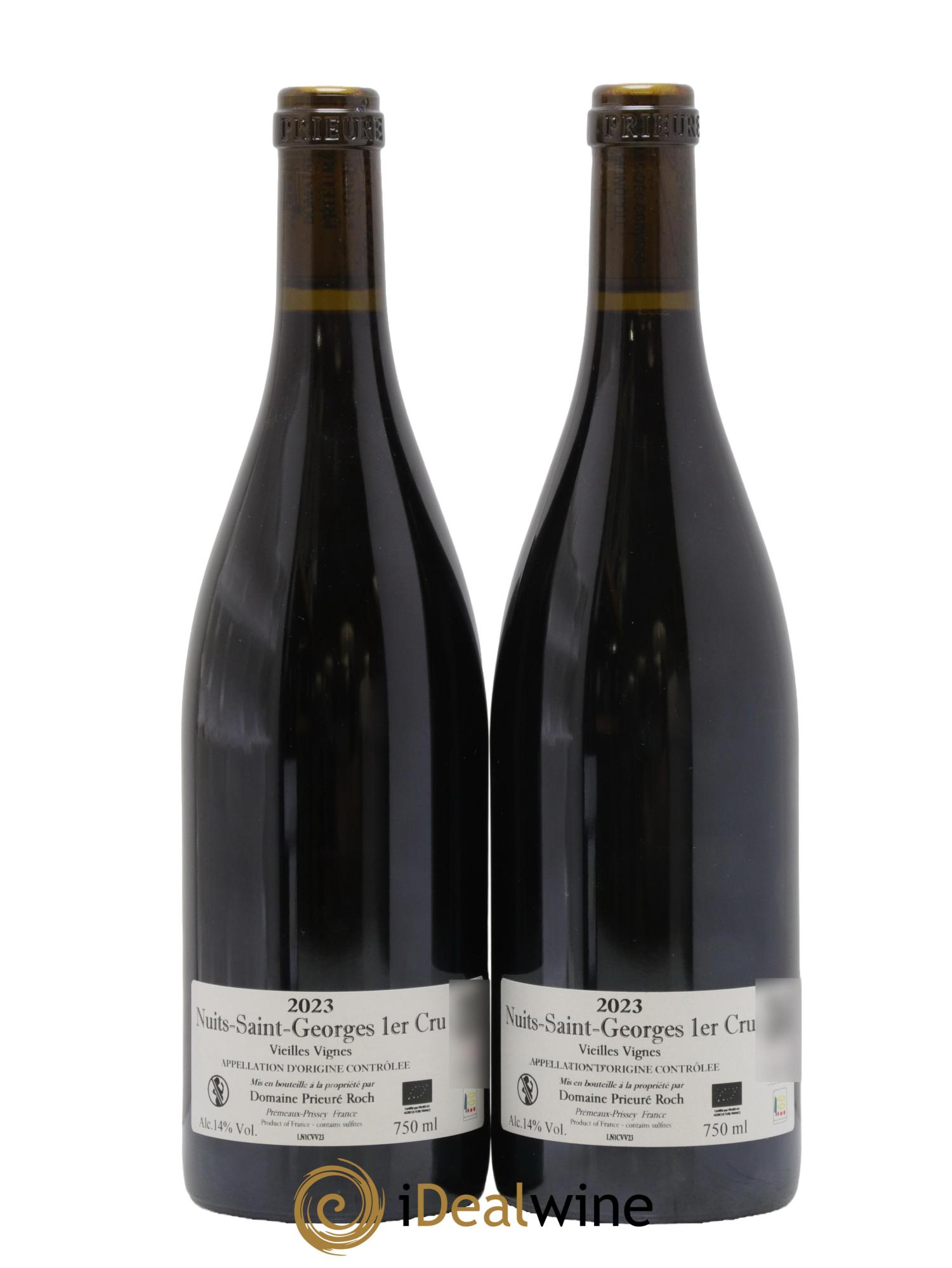 Nuits-Saint-Georges 1er Cru Vieilles Vignes Prieuré Roch 2023 - Lot de 2 bouteilles - 1