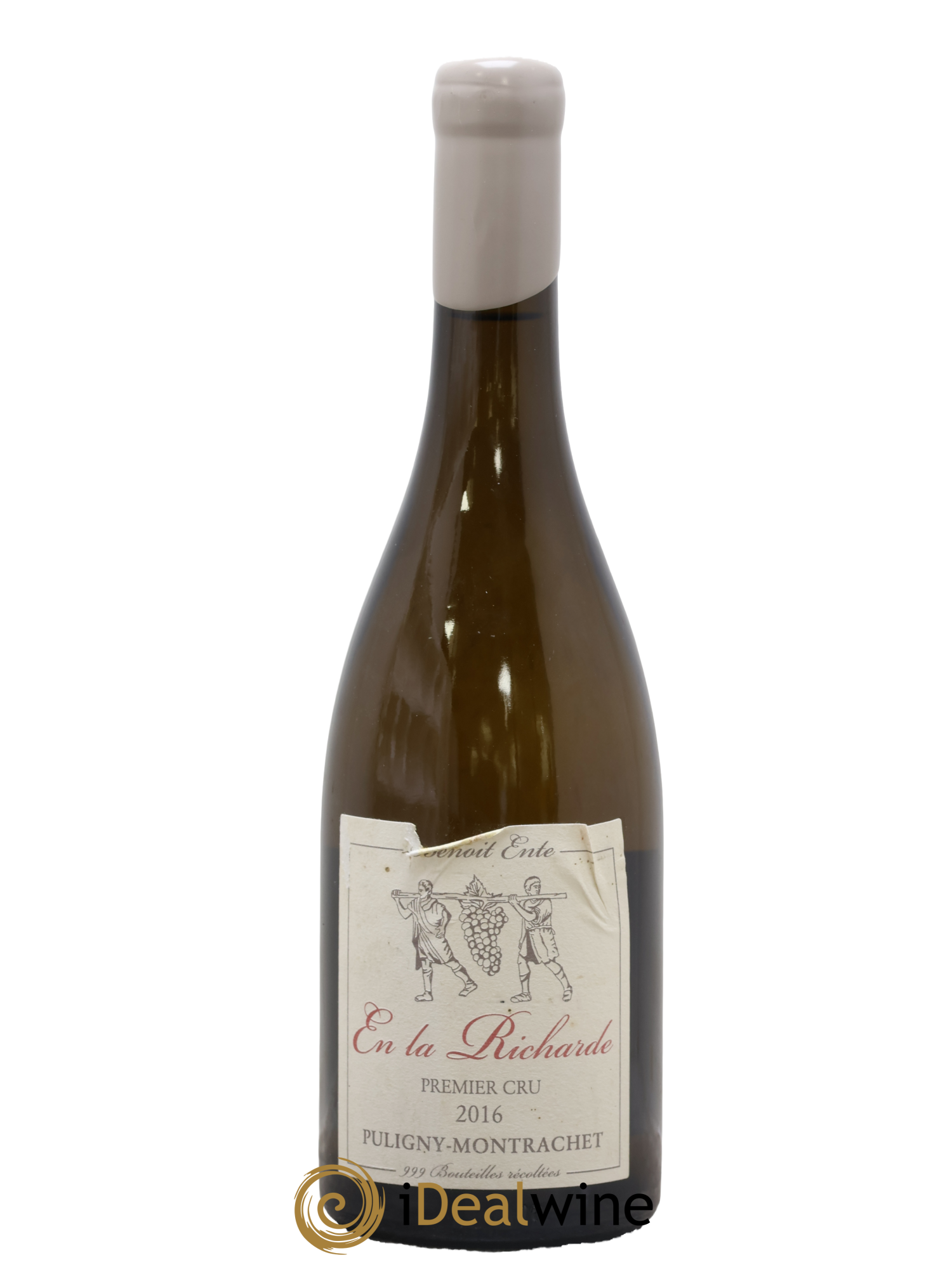 Puligny-Montrachet 1er Cru Folatières En la Richarde Benoit Ente 2016 - Lot of 1 bottle - 0