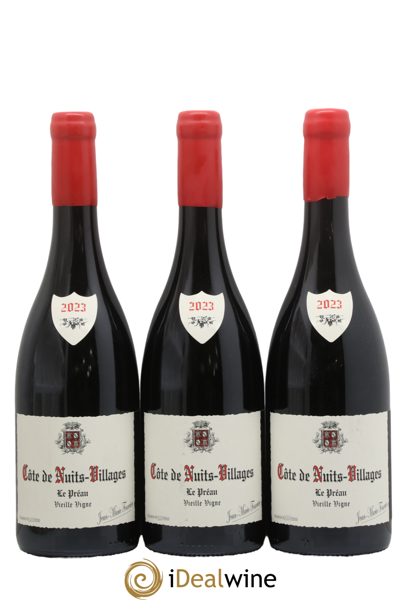 Côte de Nuits-Villages Le Préau Vieille Vigne Fourrier (Domaine) 2023 - Lotto di 3 bottiglie - 0