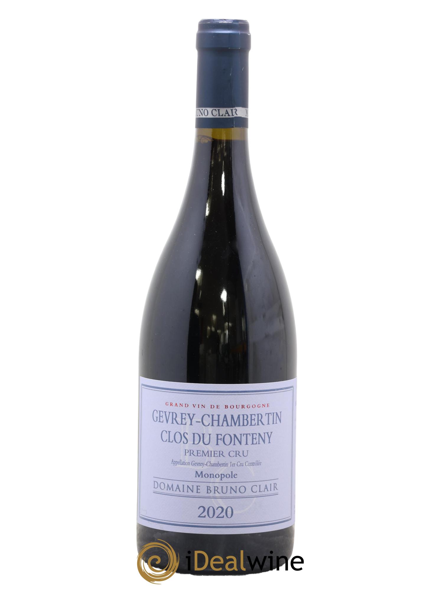 Gevrey-Chambertin 1er Cru Clos du Fonteny Bruno Clair (Domaine) 2020 - Posten von 1 Flasche - 0