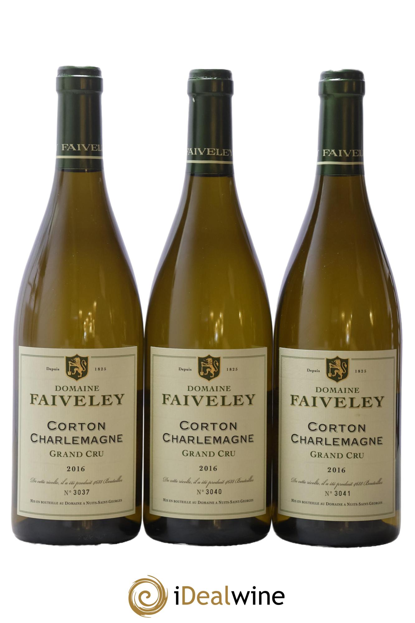 Corton-Charlemagne Grand Cru Faiveley 2016 - Lot of 3 bottles - 0