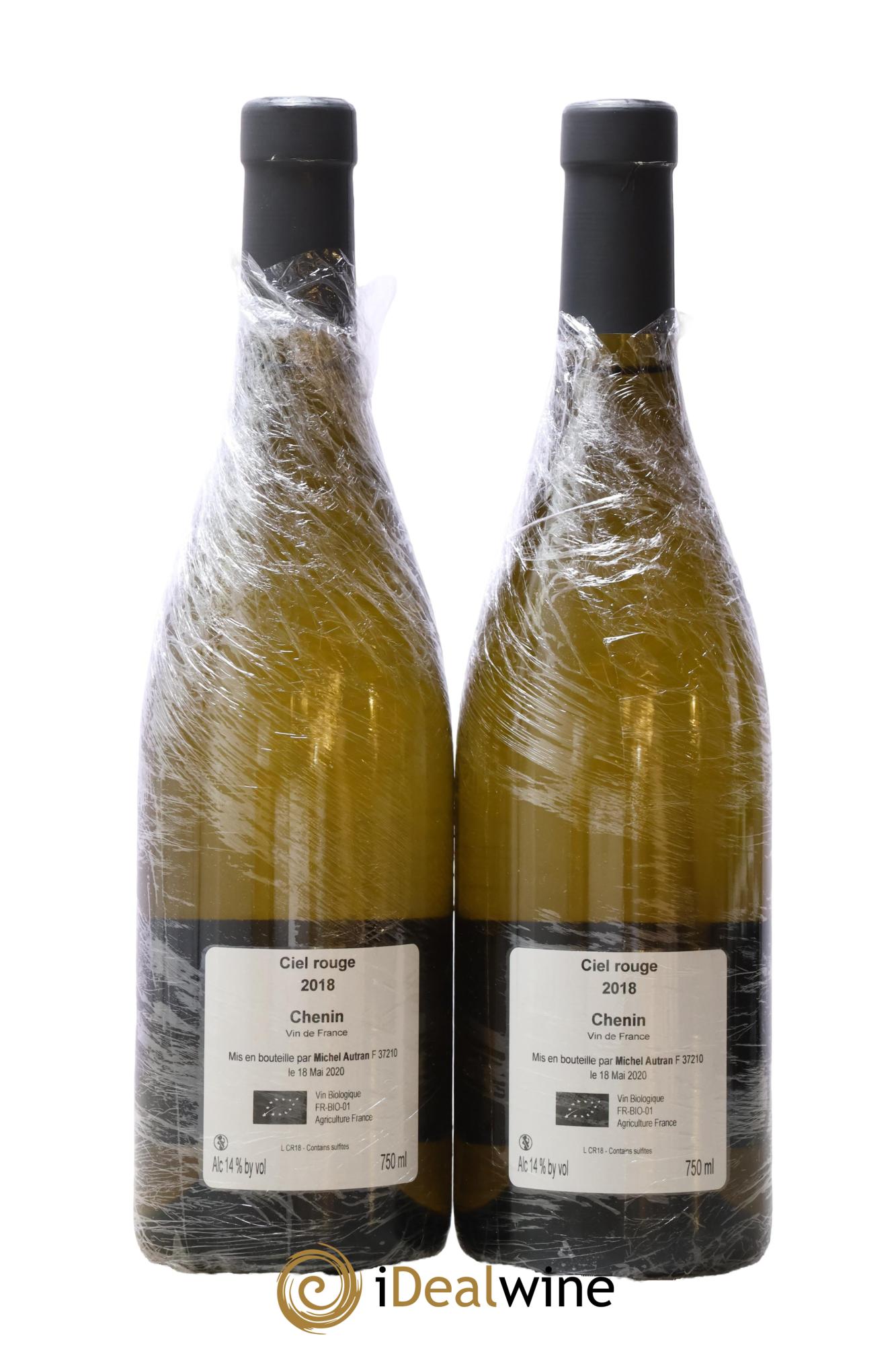 Vin de France Ciel Rouge Michel Autran 2018 - Lot of 2 bottles - 1