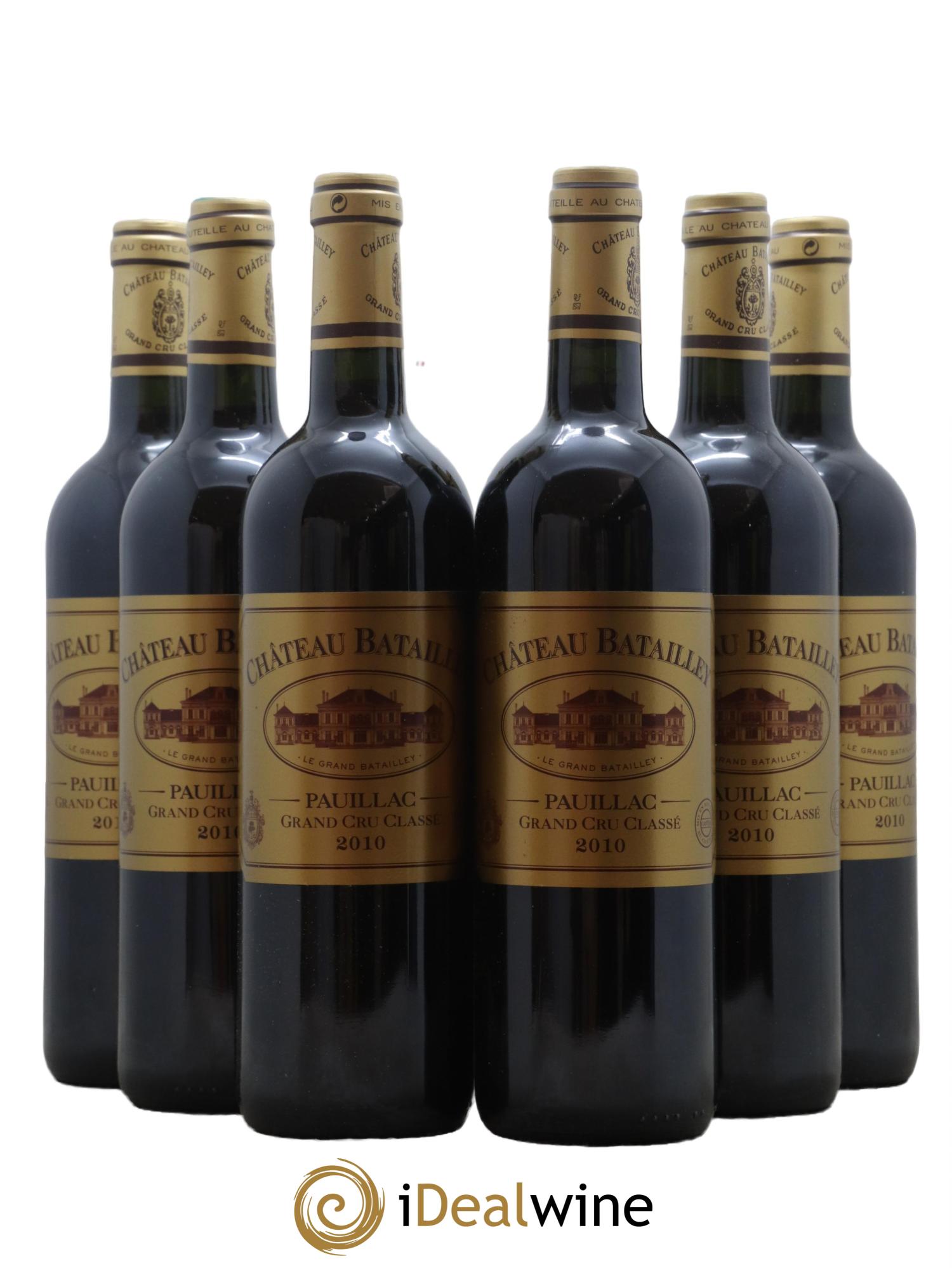 Château Batailley 5ème Grand Cru Classé 2010 - Lot de 6 bouteilles - 0