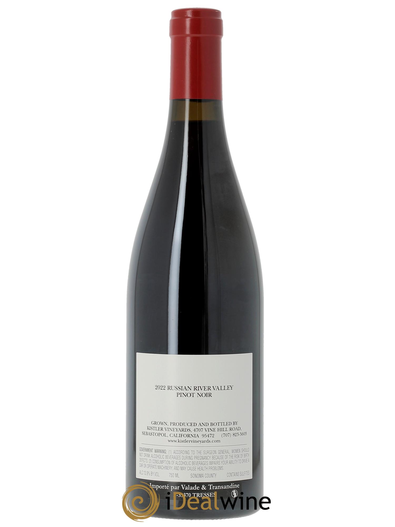 Russian River Pinot Noir Kistler  2022 - Lot de 1 bouteille - 1