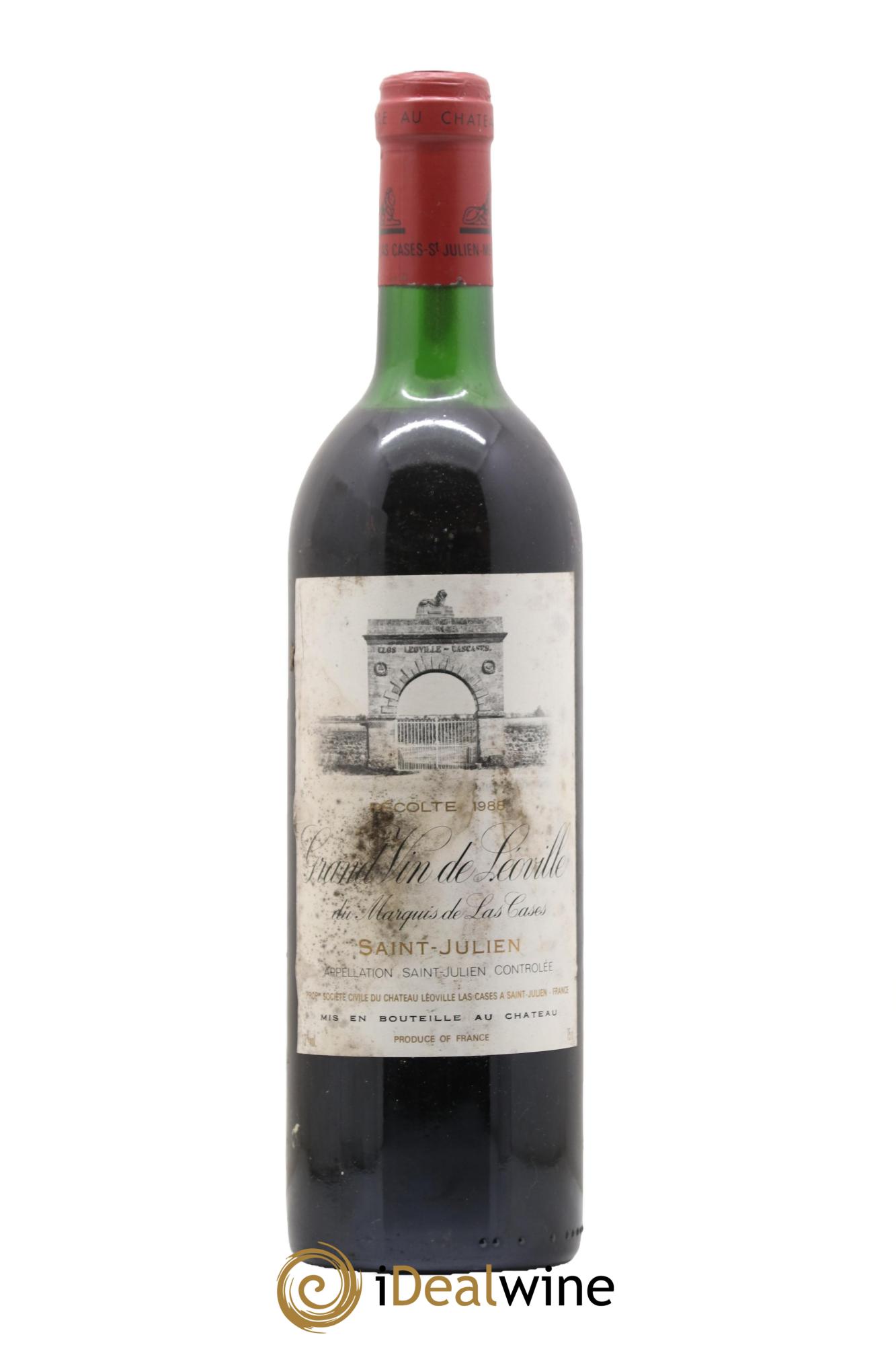 Château Léoville Las Cases 2ème Grand Cru Classé 1988 - Lot de 1 bouteille - 0
