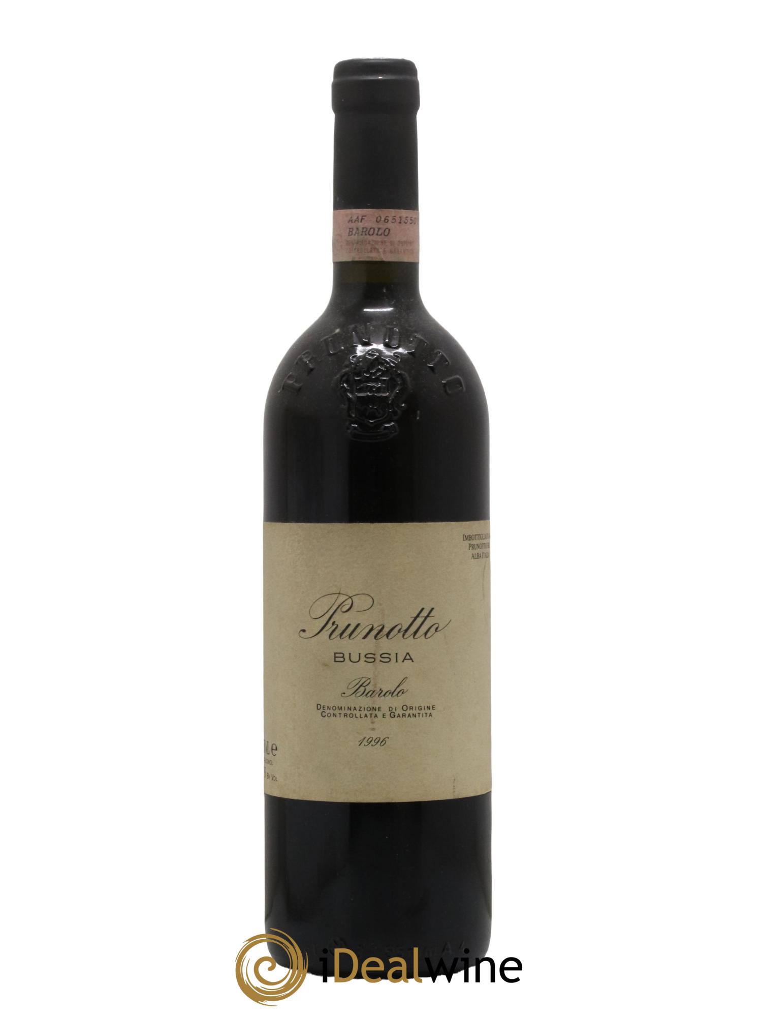 Barolo DOCG Riserva Bussia Prunotto - Marchesi Antinori 1996 - Lot de 1 bouteille - 0