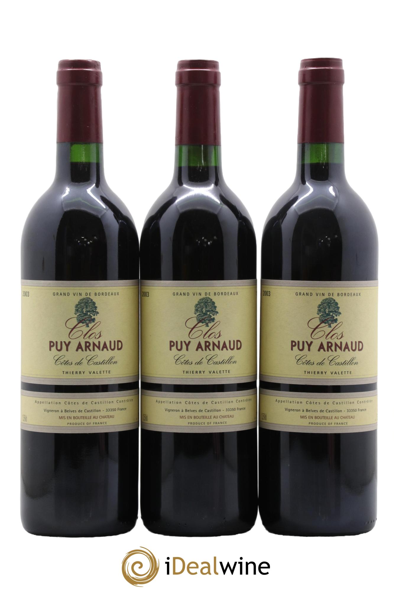 Clos Puy Arnaud 2003 - Posten von 6 Flaschen - 1