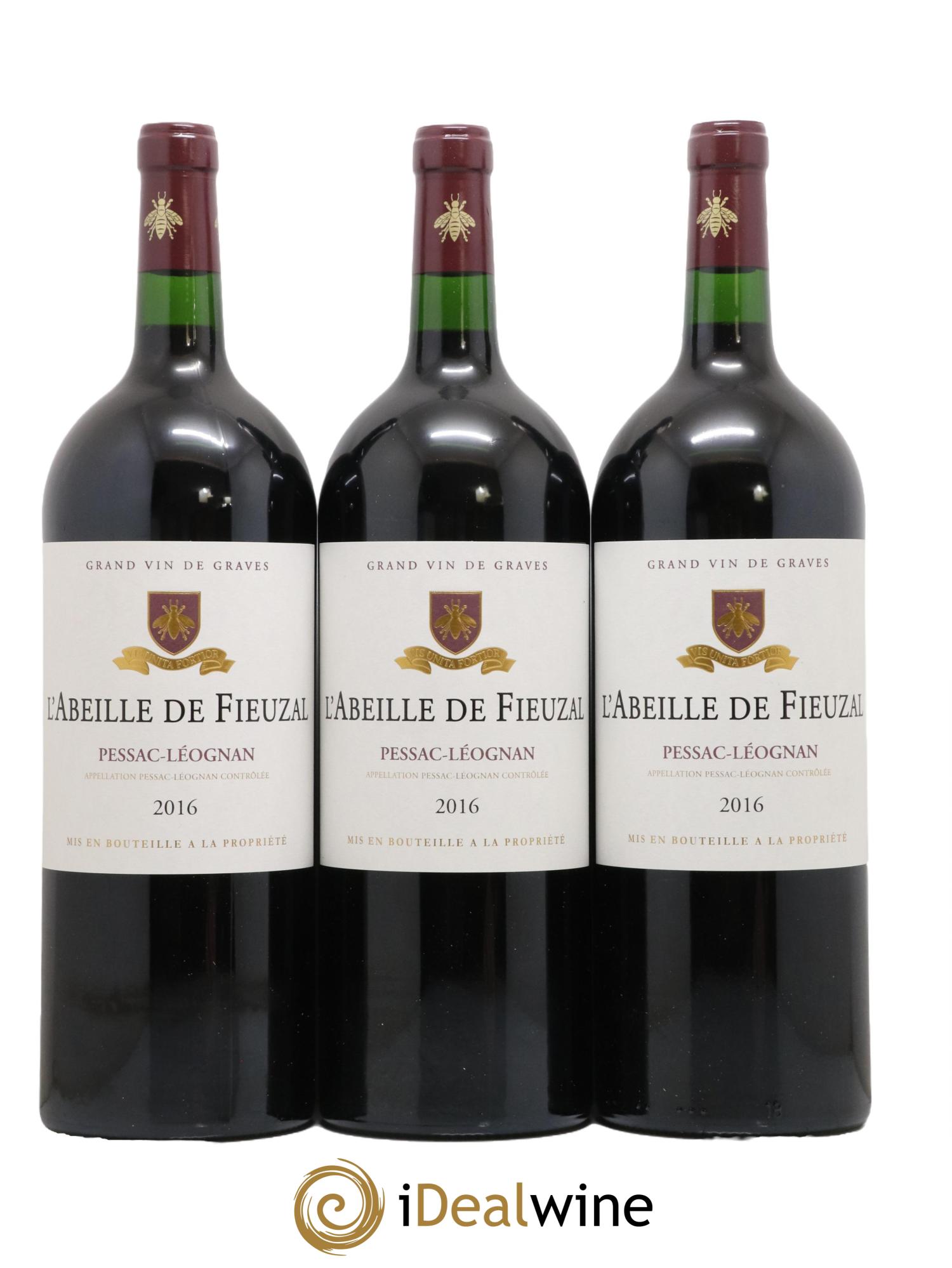 Abeille de Fieuzal 2016 - Posten von 6 Magnum - 2