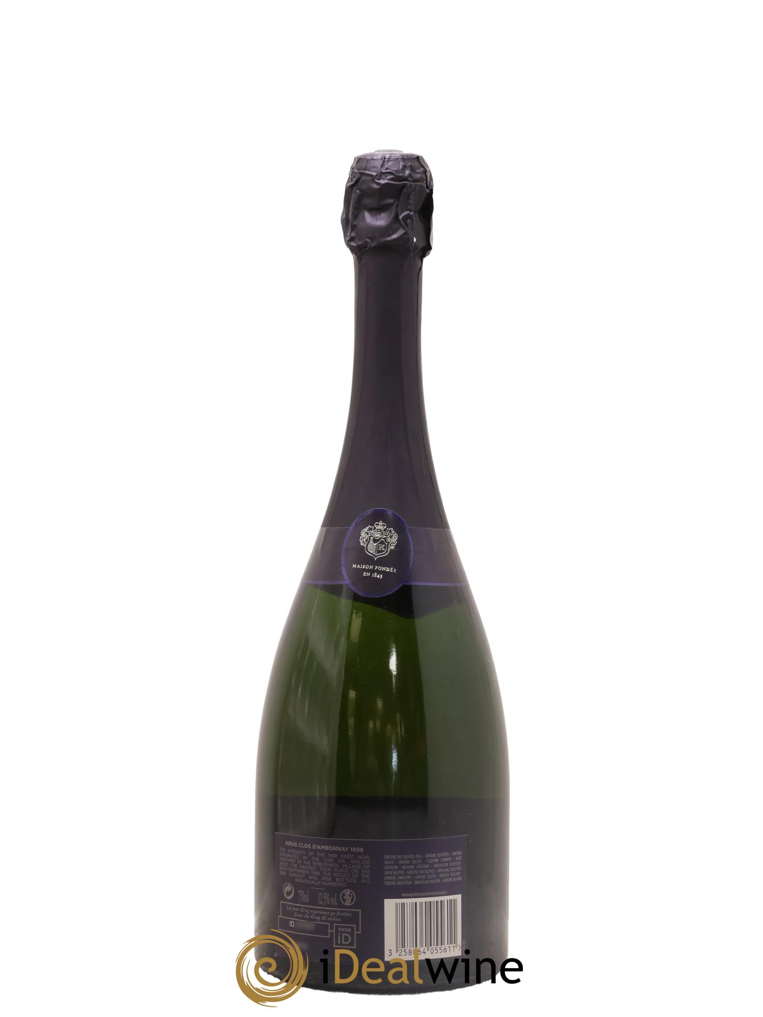 Clos d'Ambonnay Krug 1998 - Lotto di 1 bottiglia - 2
