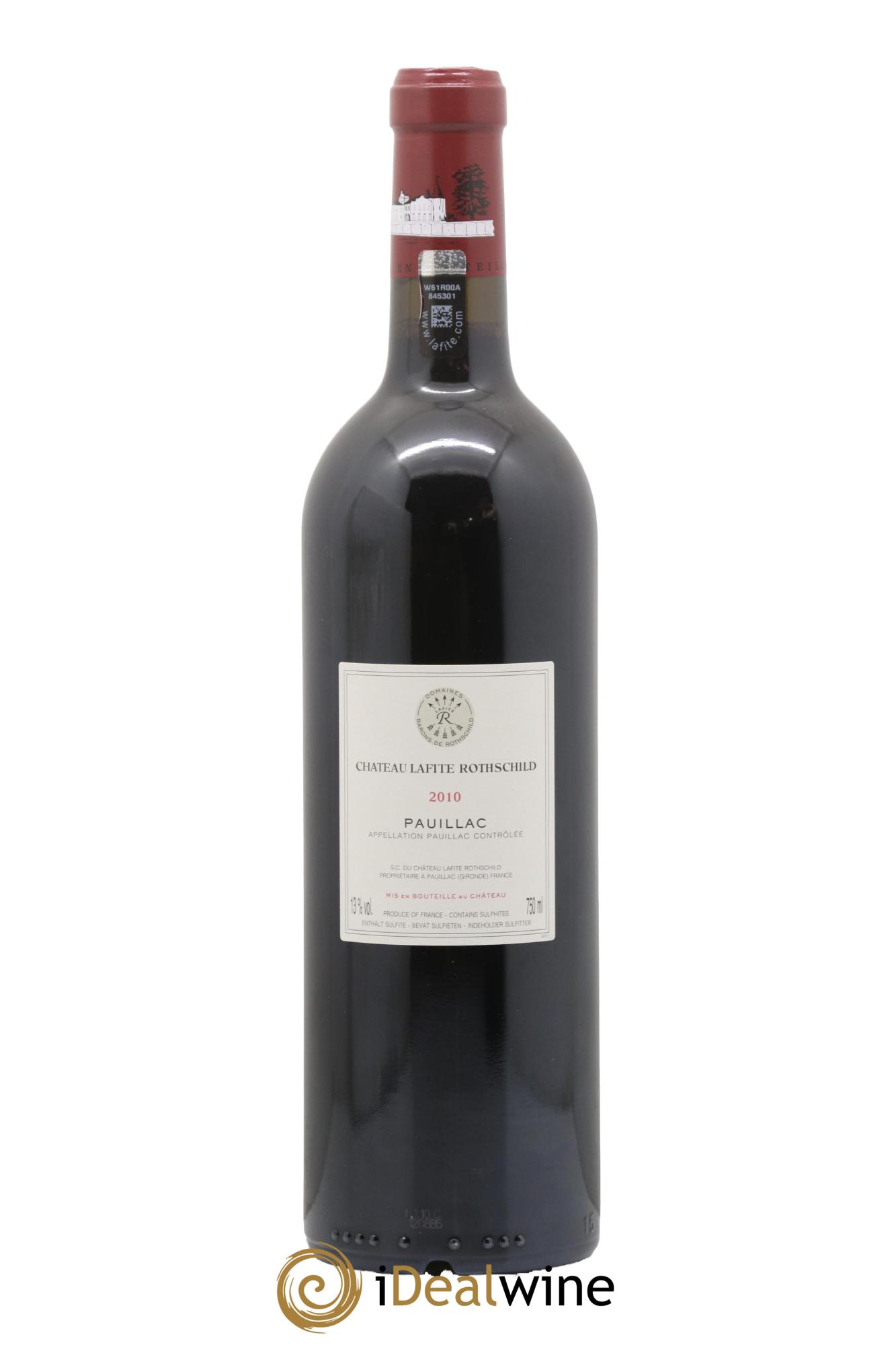 Château Lafite Rothschild 1er Grand Cru Classé 2010 - Lot de 1 bouteille - 1