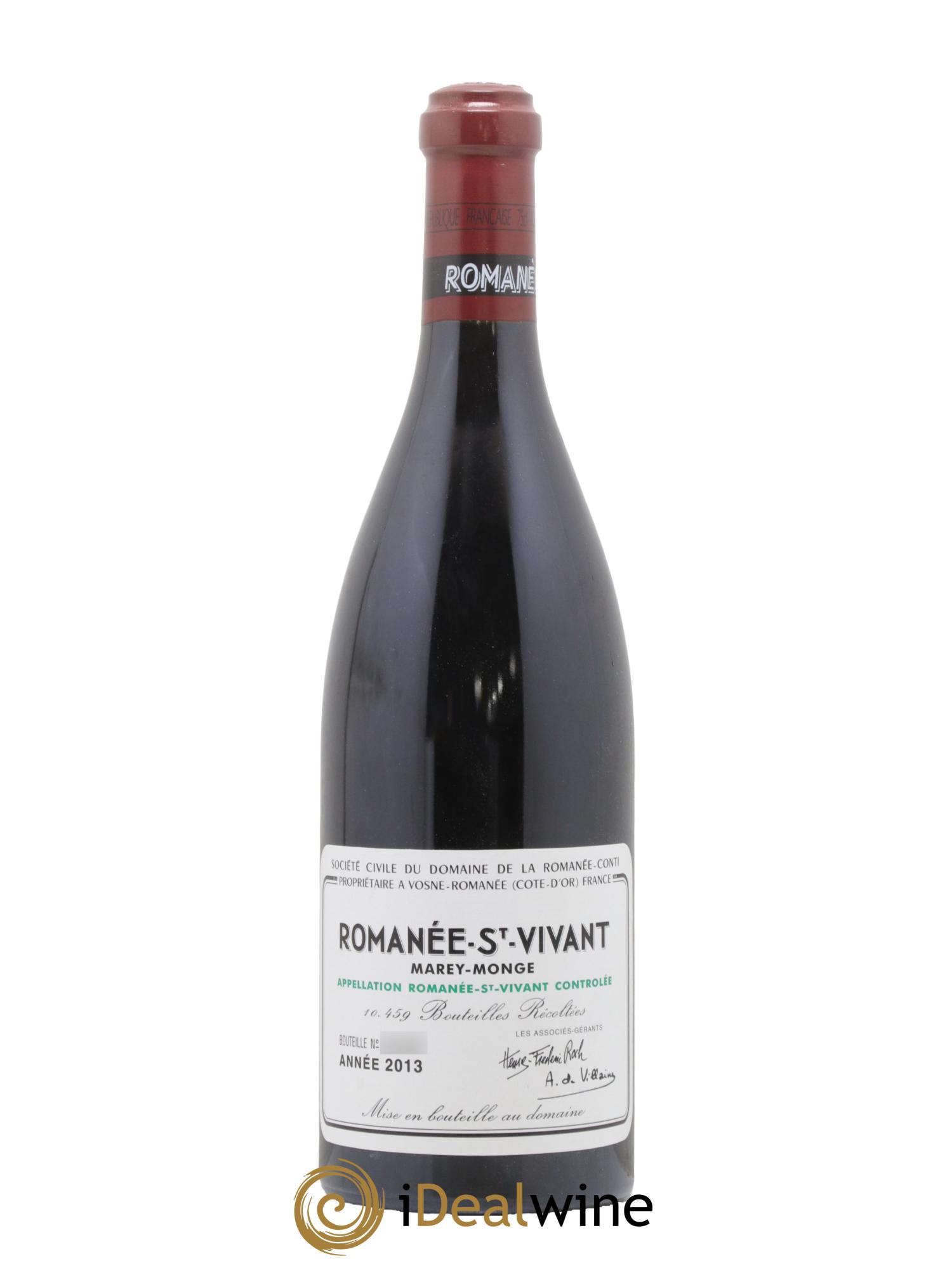 Romanée-Saint-Vivant Grand Cru Domaine de la Romanée-Conti 2013 - Lot de 1 bouteille - 0