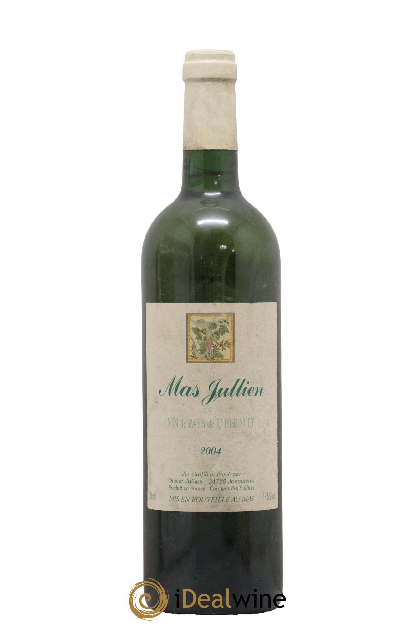 IGP Pays d'Hérault Mas Jullien Olivier Jullien 2004 - Posten von 1 Flasche - 0