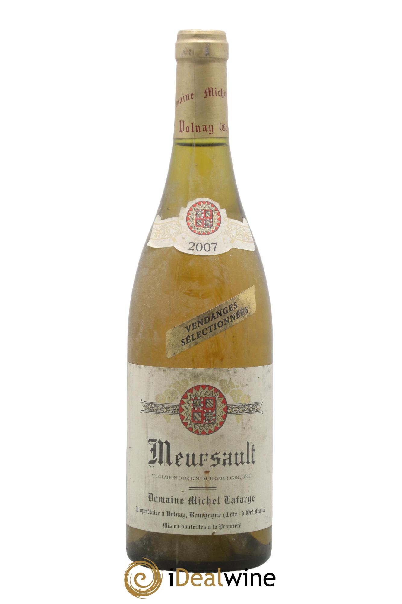 Meursault Vendanges sélectionnées Lafarge (Domaine) 2007 - Posten von 1 Flasche - 0