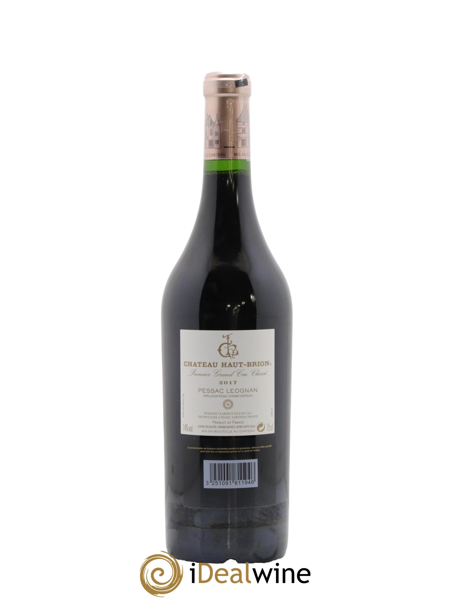 Château Haut Brion 1er Grand Cru Classé 2017 - Lot of 1 bottle - 1