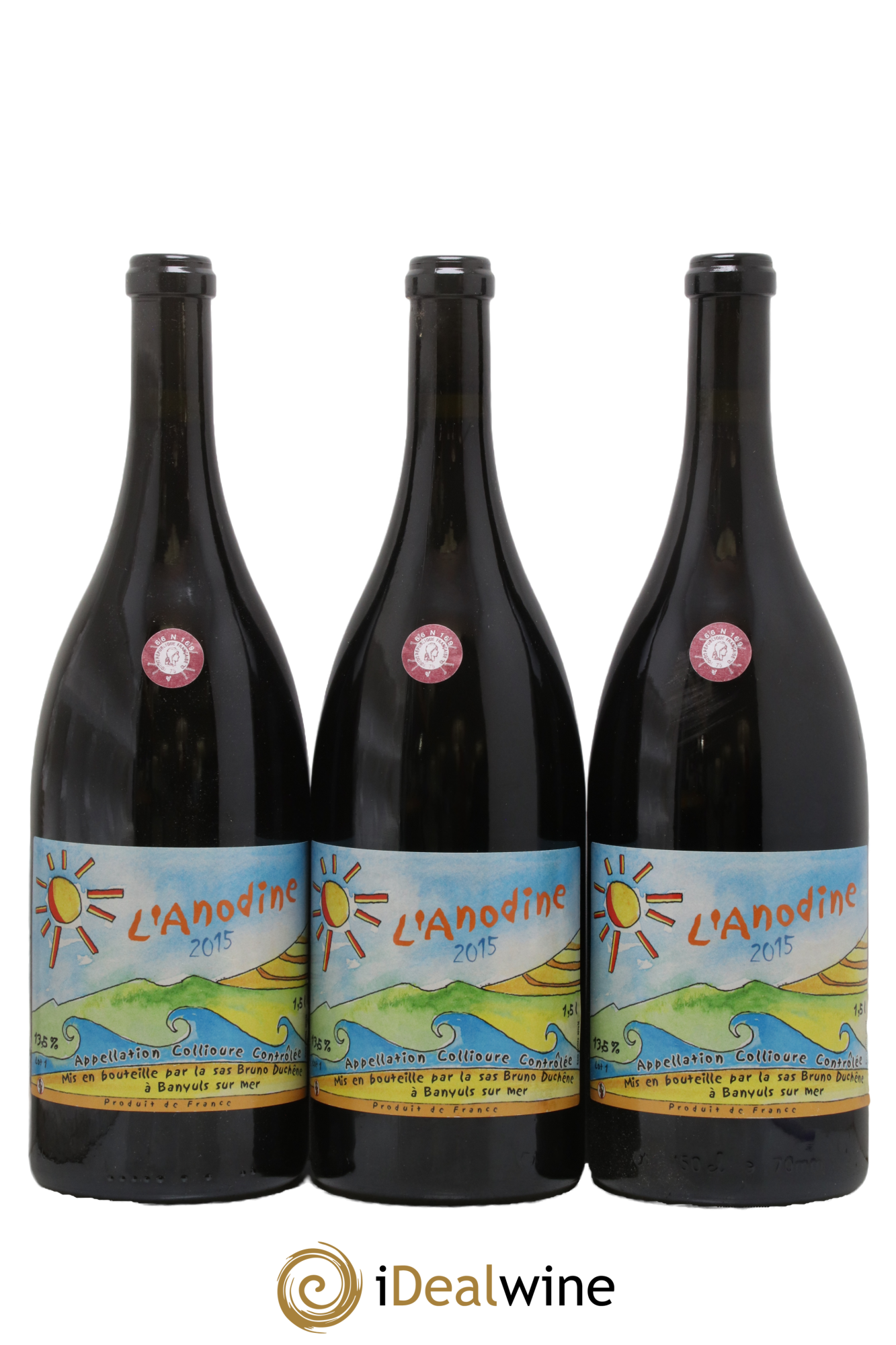 Collioure L'Anodine Bruno Duchêne 2015 - Lotto di 3 magnum - 0