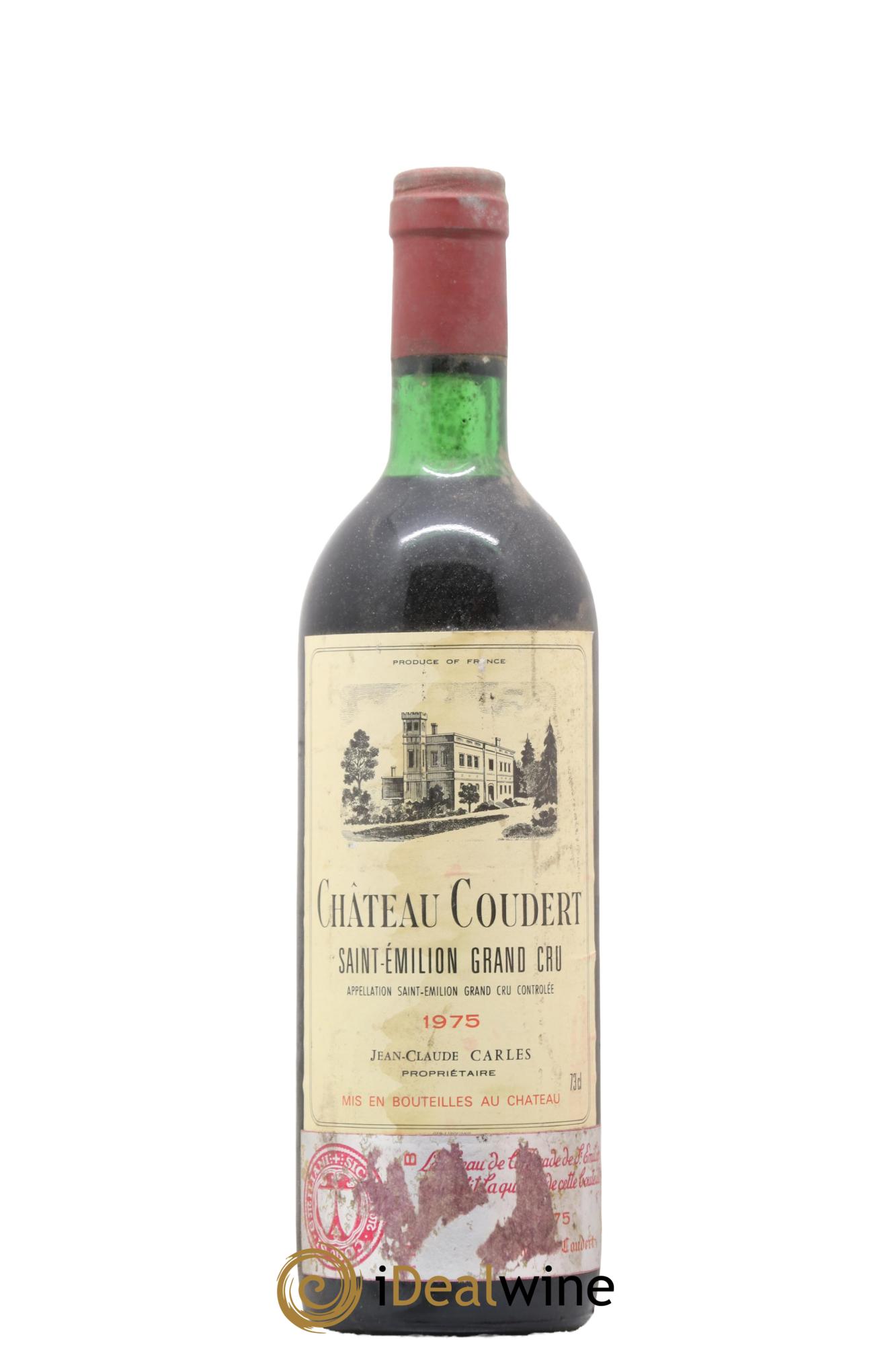 Saint-Émilion Grand Cru Château Coudert 1975 - Lot de 1 bouteille - 0