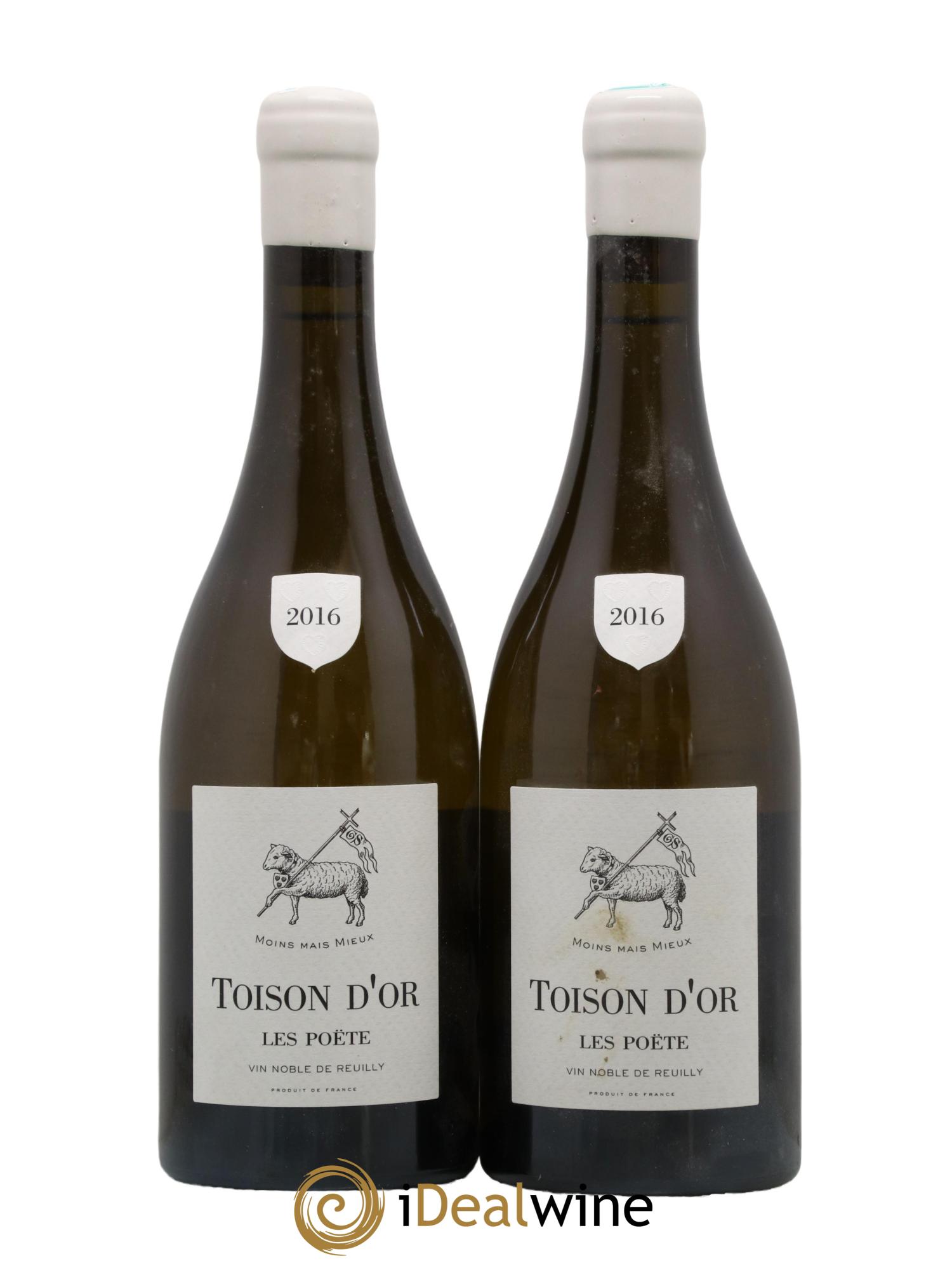 Vin de France (anciennement Reuilly) Toison d'Or Les Poëte 2016 - Lot de 2 bouteilles - 0