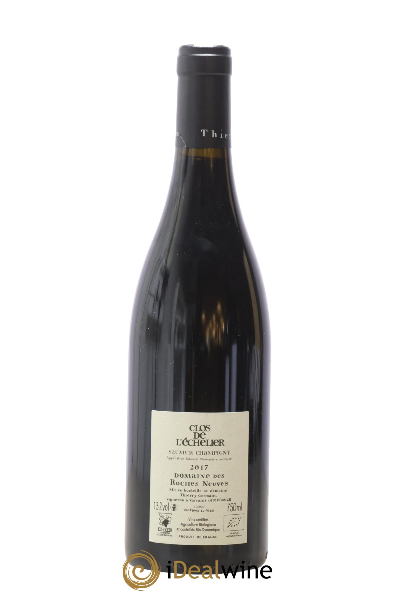 Saumur-Champigny Clos de l'Echelier Domaine des Roches Neuves - Thierry Germain 2017 - Lotto di 1 bottiglia - 1