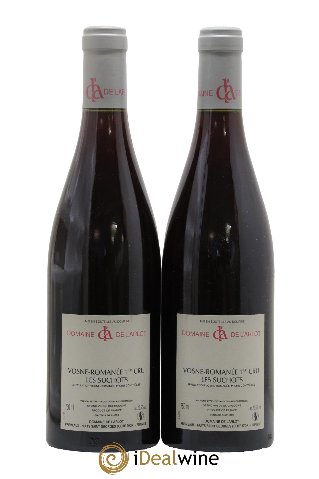Vosne-Romanée 1er Cru Les Suchots Domaine de l'Arlot 2010 - Lot de 2 bouteilles - 1