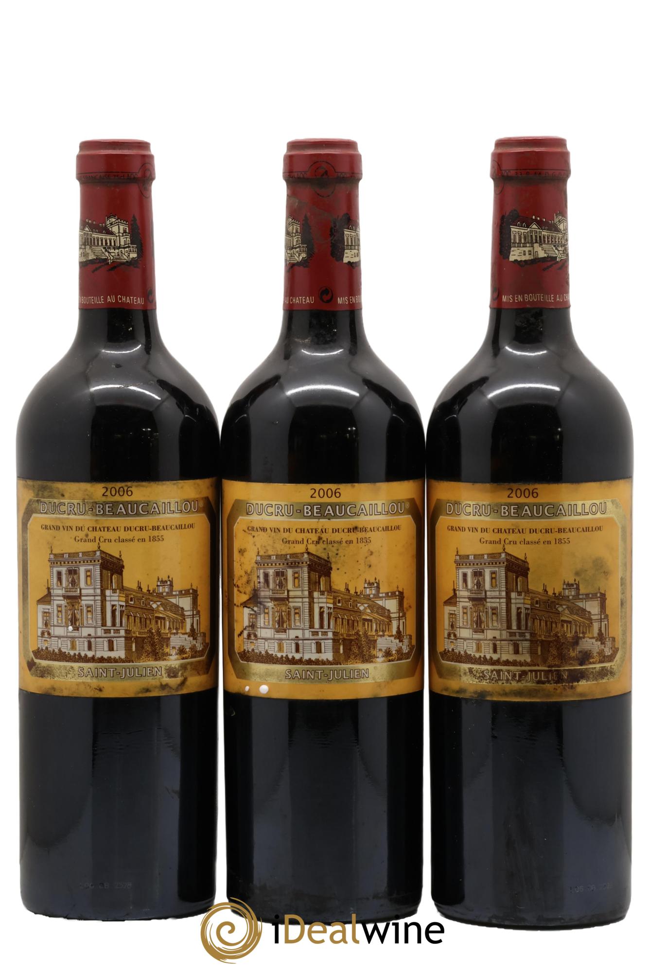 Château Ducru Beaucaillou 2ème Grand Cru Classé 2006 - Posten von 3 Flaschen - 0