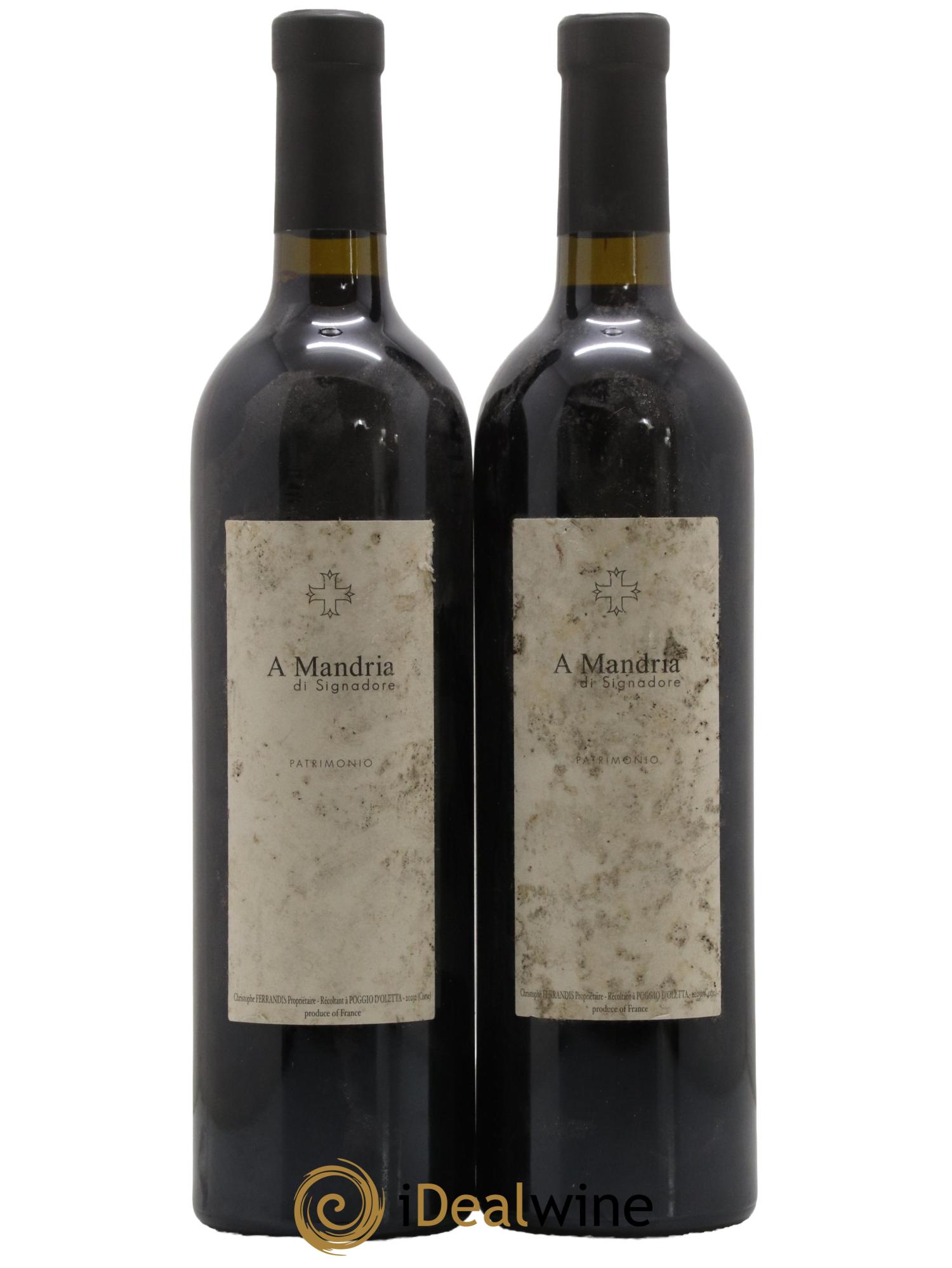 Patrimonio Clos Signadore A Mandria Christophe Ferrandis 2016 - Lot de 2 bouteilles - 0