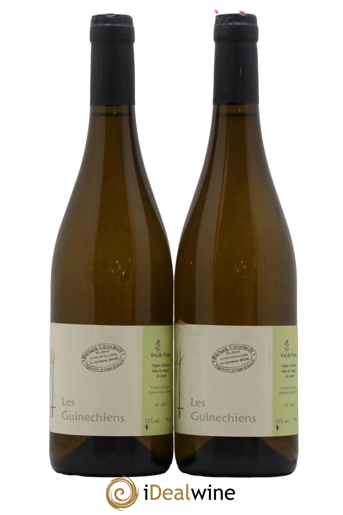 Vin de France Les Guinechiens Benoit Courault 2017 - Lot de 2 bouteilles - 0