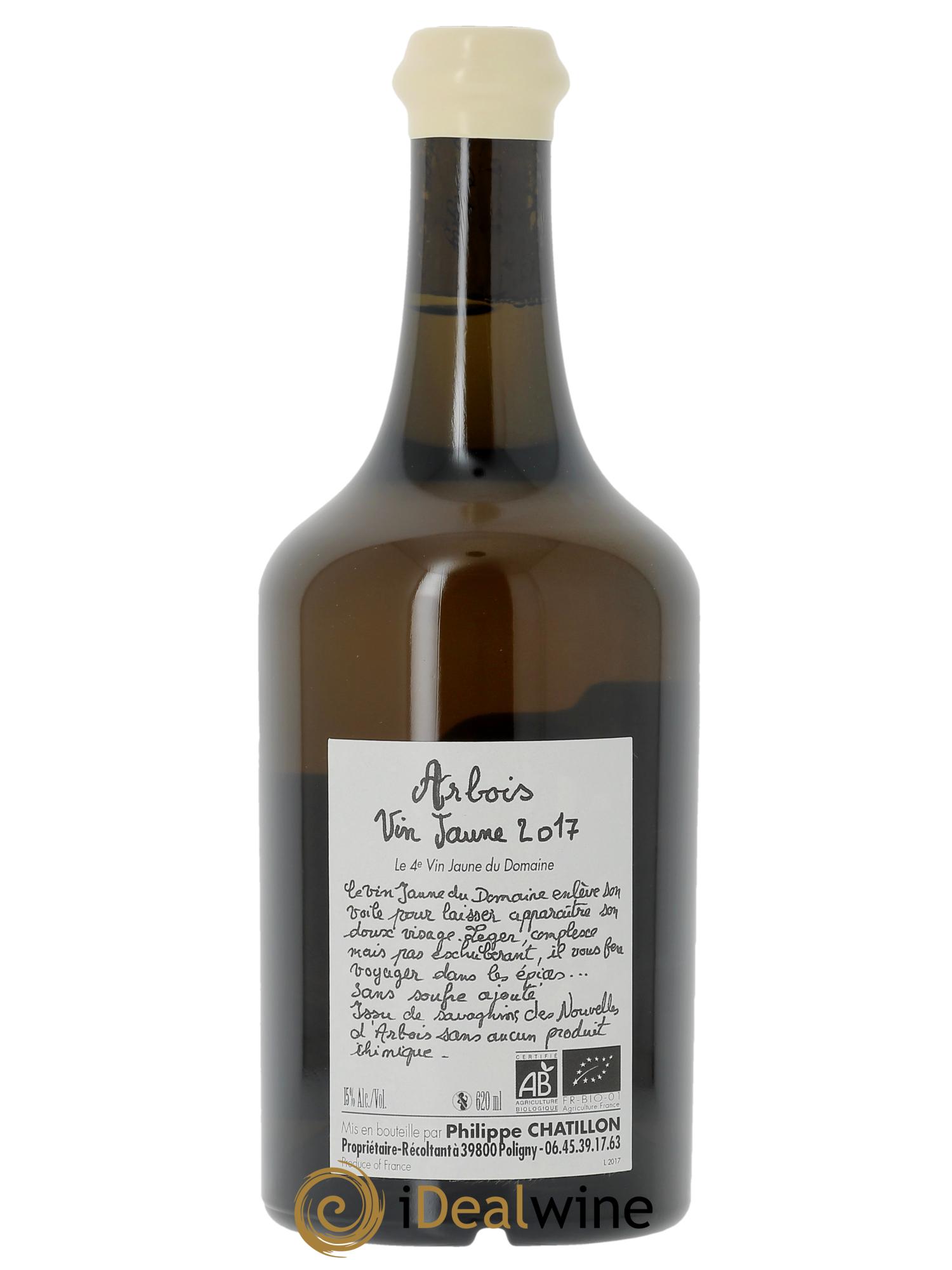 Arbois Vin Jaune Philippe Chatillon  2017 - Lotto di 1 bottiglia - 1