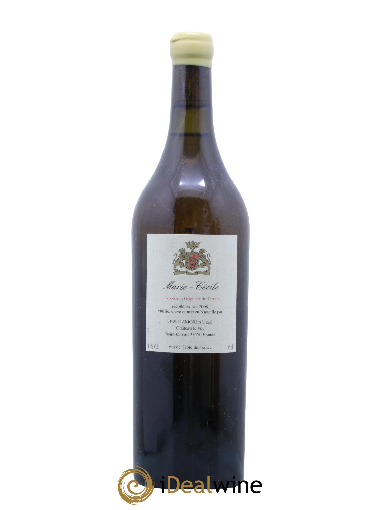 Le Puy - Marie-Cécile 2008 - Lot de 1 bouteille - 0