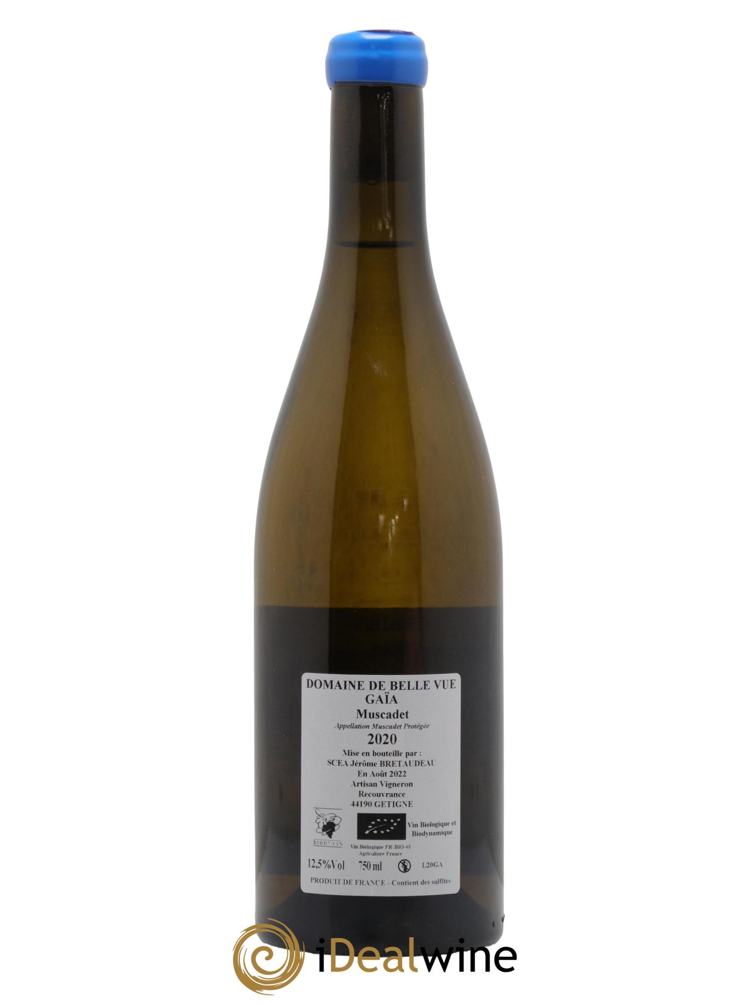 Muscadet-Sèvre-et-Maine Gaia Jérôme Bretaudeau - Domaine de Bellevue 2020 - Lotto di 1 bottiglia - 1