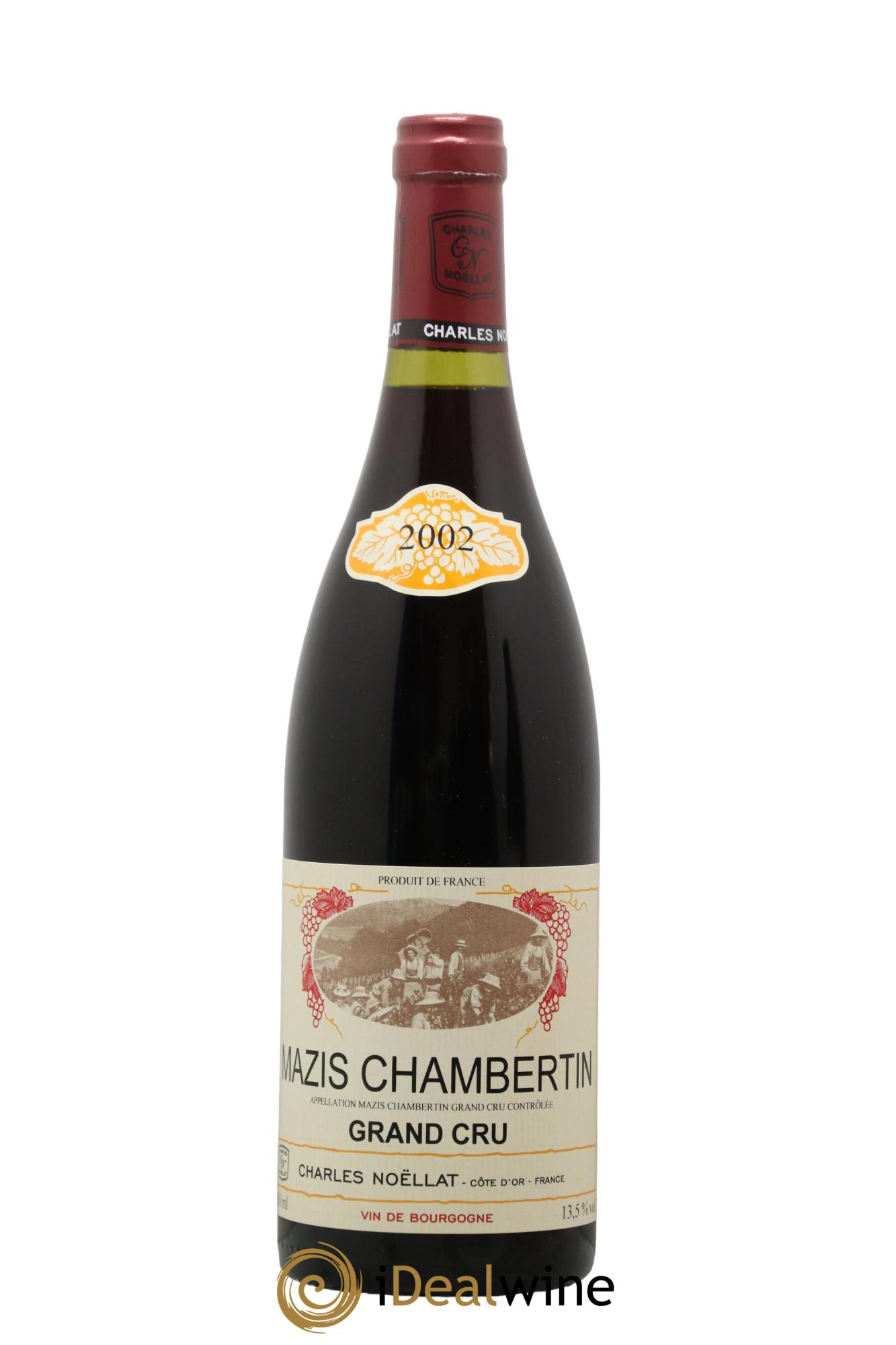Mazis-Chambertin Grand Cru Domaine Charles Noellat 2002 - Lot de 1 bouteille - 0