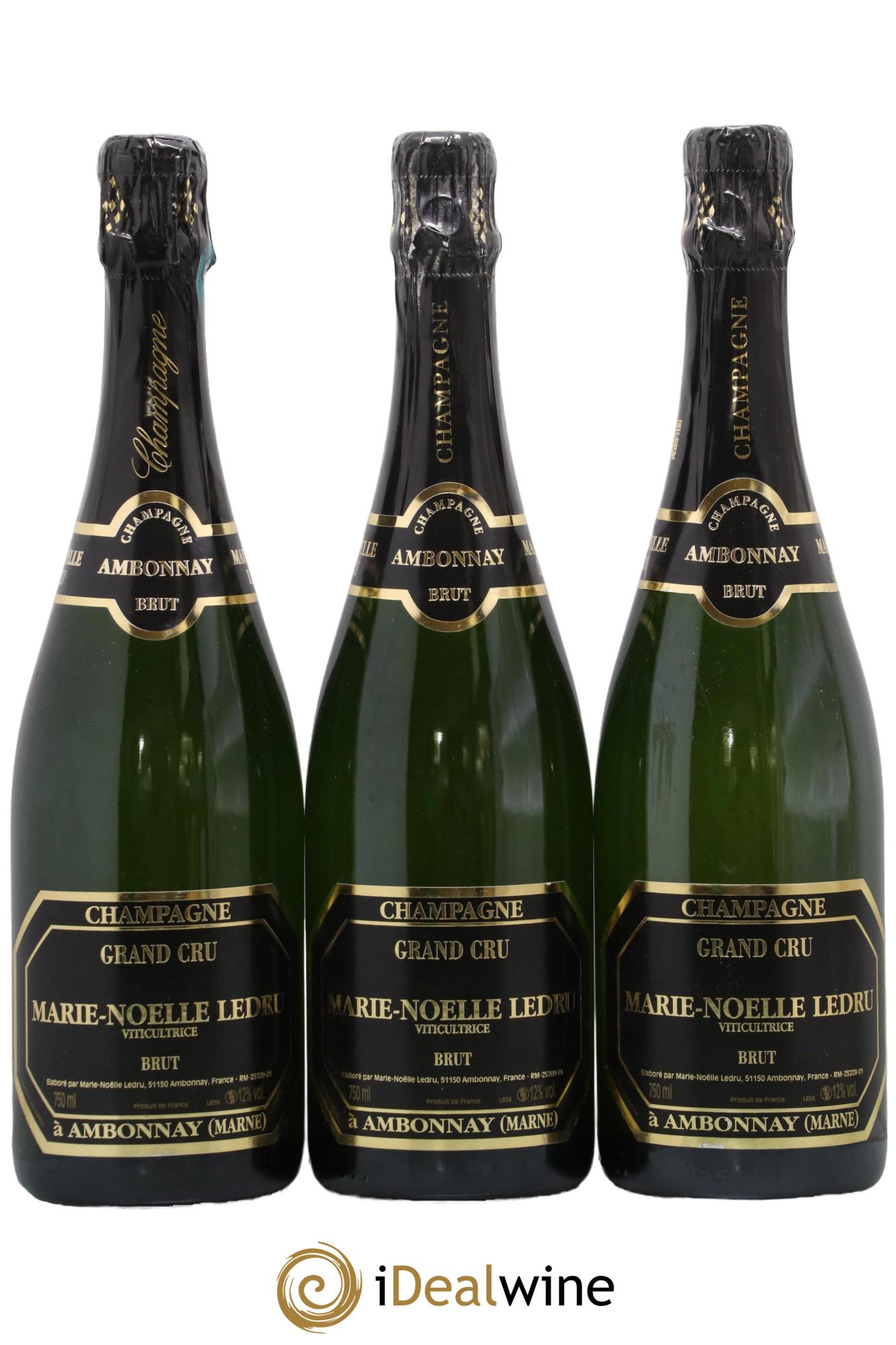 Brut Grand Cru Marie-Noëlle Ledru - Lot de 3 bouteilles - 0