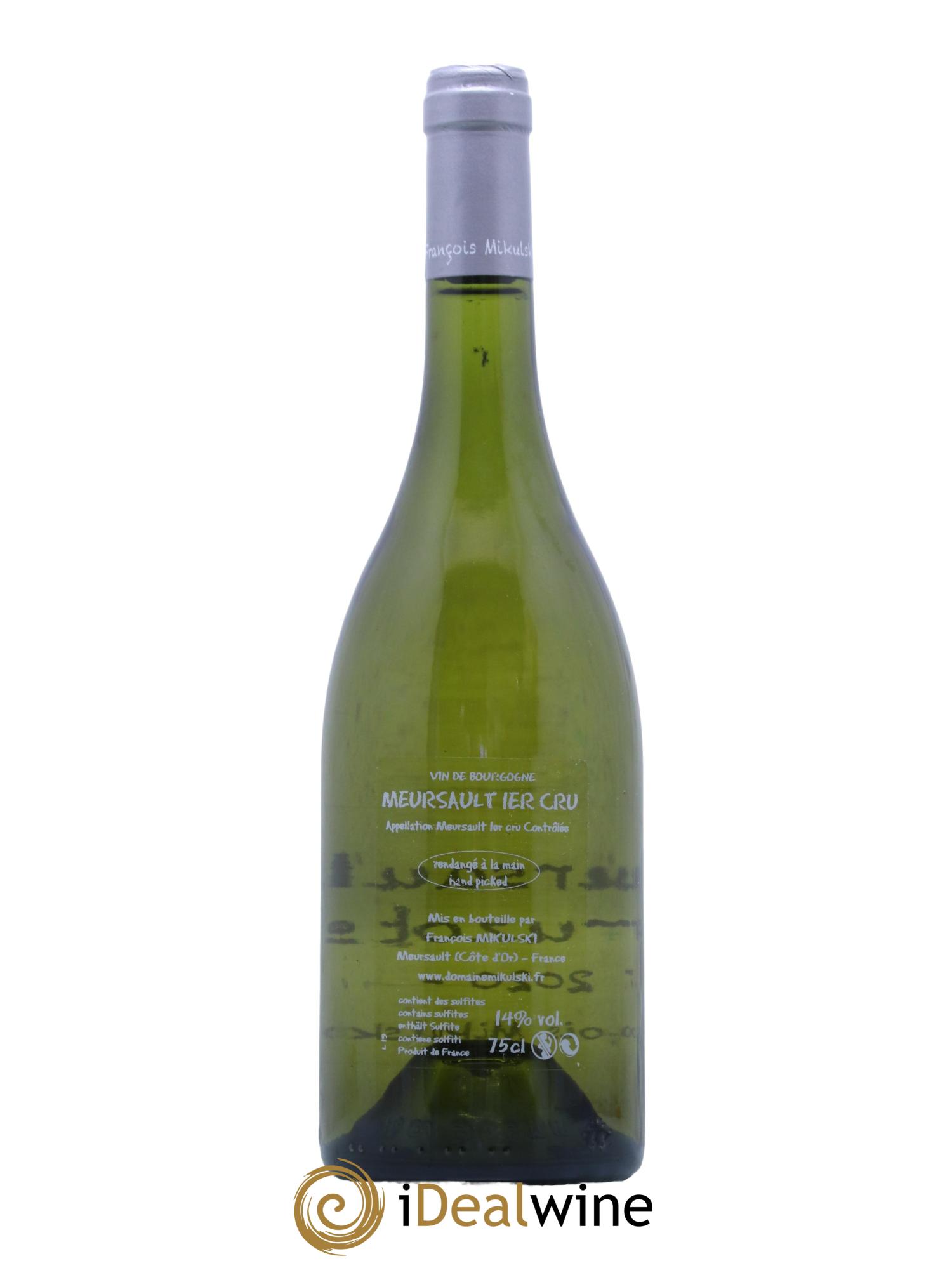 Meursault 1er Cru Poruzots François Mikulski  2020 - Posten von 1 Flasche - 1