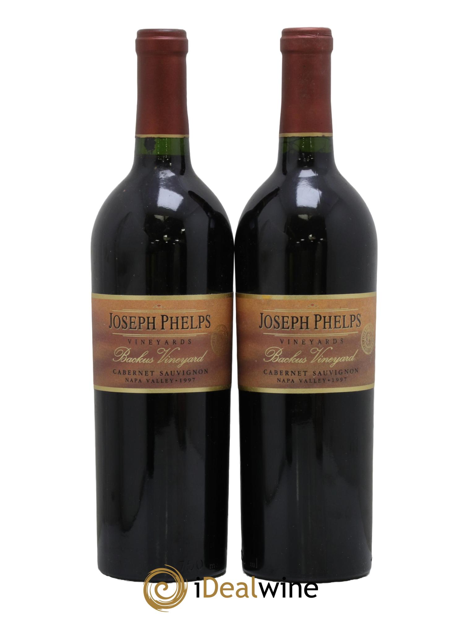 Napa Valley Backus Joseph Phelps 1997 - Lot de 2 bouteilles - 0