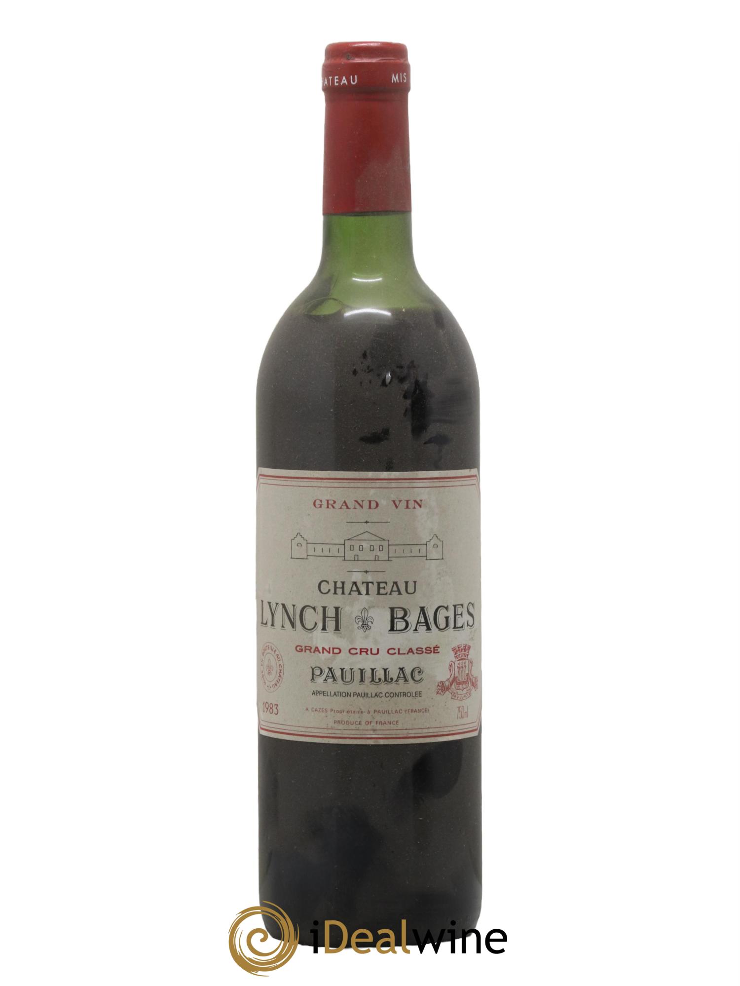 Château Lynch Bages 5ème Grand Cru Classé 1983 - Lot de 1 bouteille - 0