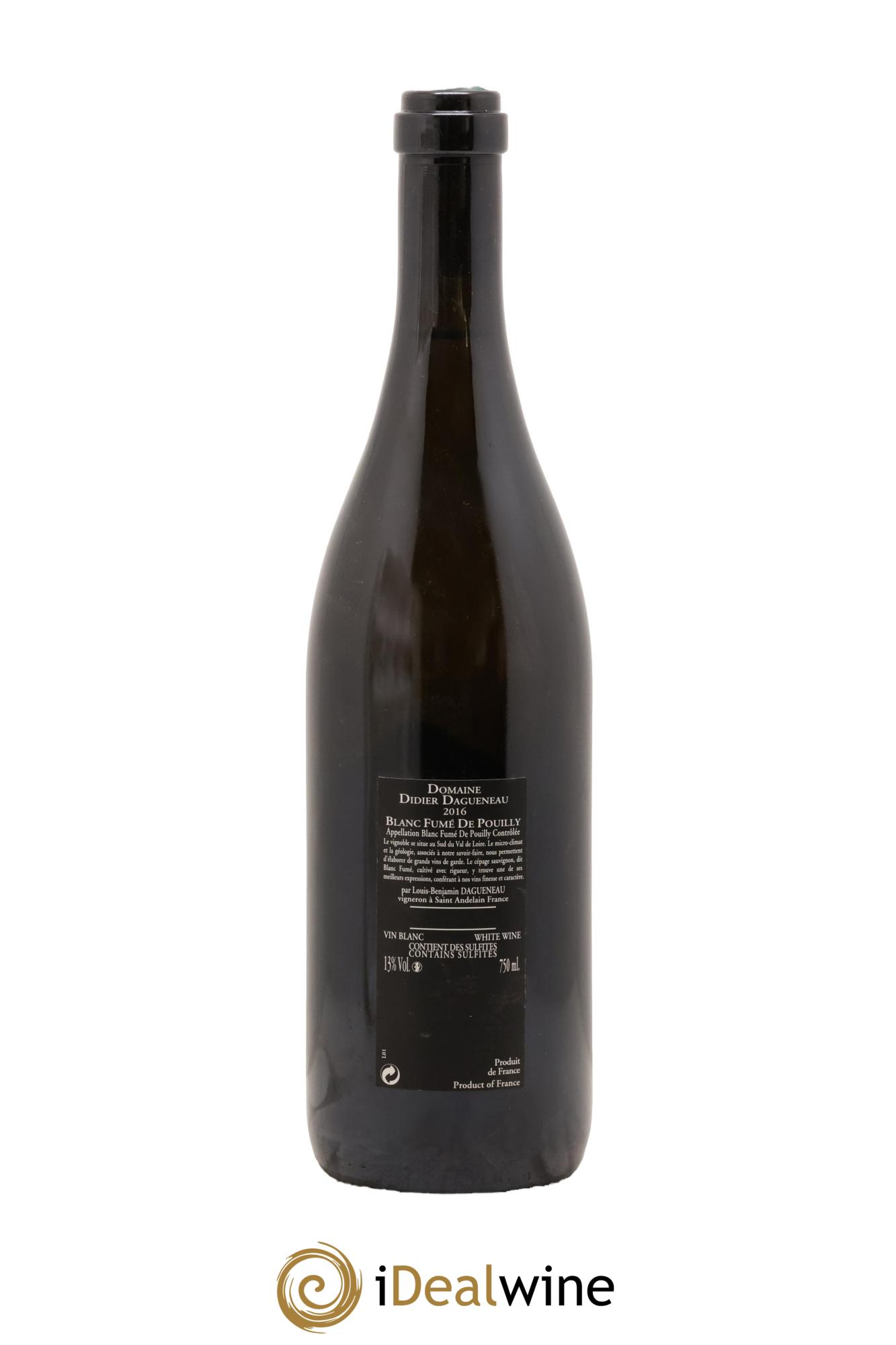 Vin de France (anciennement Pouilly-Fumé) Silex Dagueneau (Domaine Didier - Louis-Benjamin) 2016 - Posten von 1 Flasche - 1